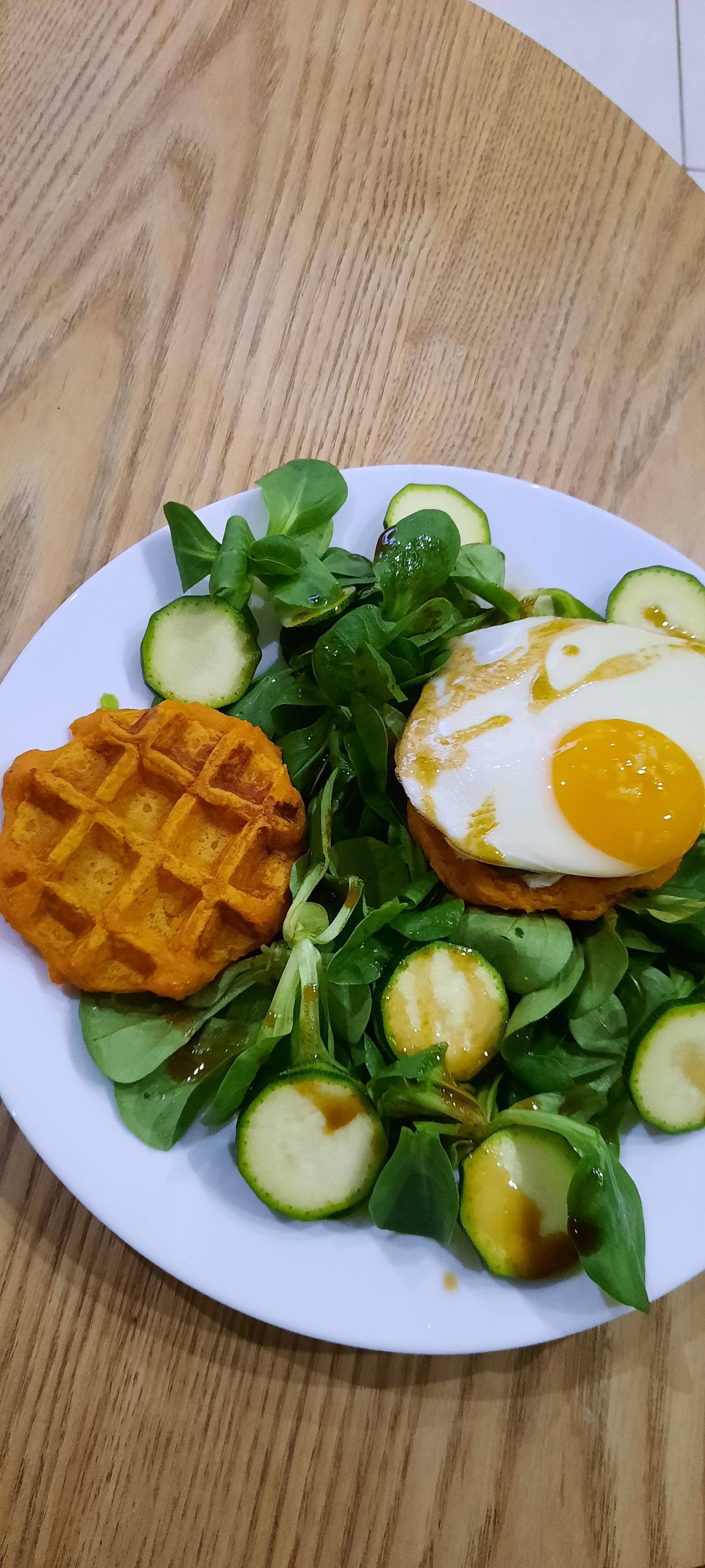 Gaufres de patate douce healthy - Recepten Companion Connect XL | Moulinex