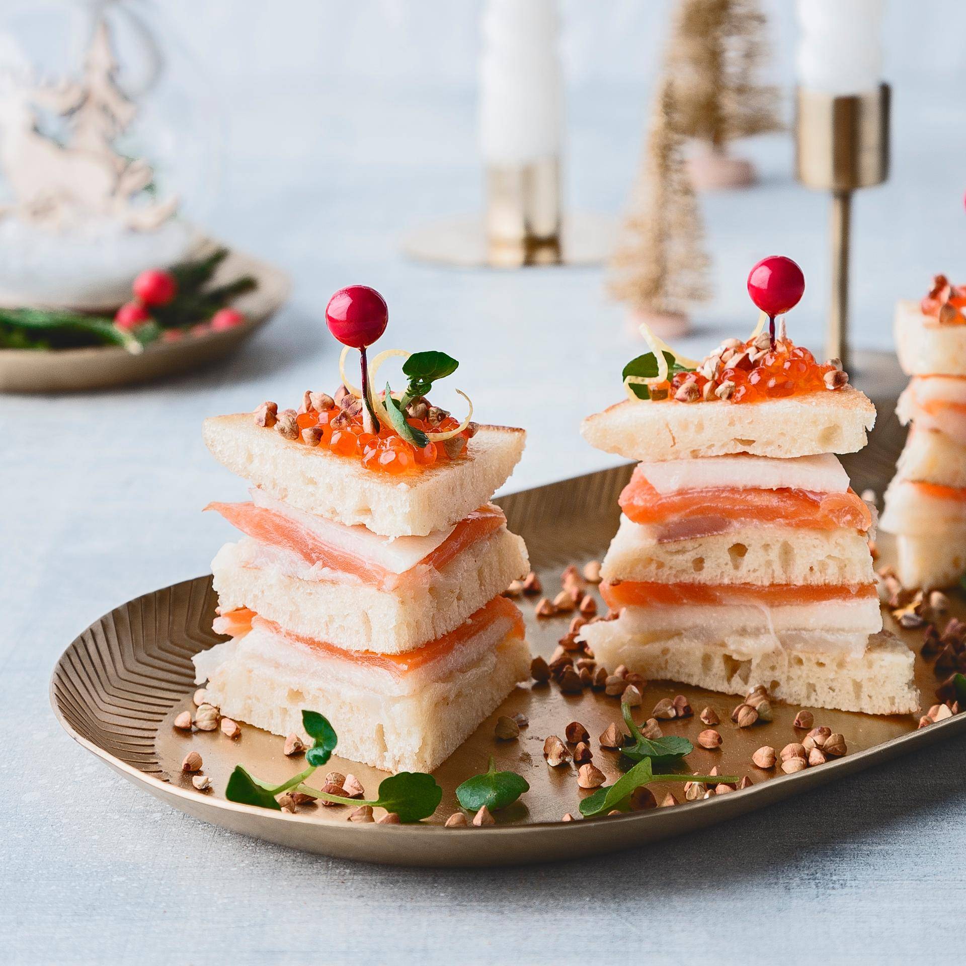 Millefeuille russe à la truite - Recepten Cookeo | Moulinex