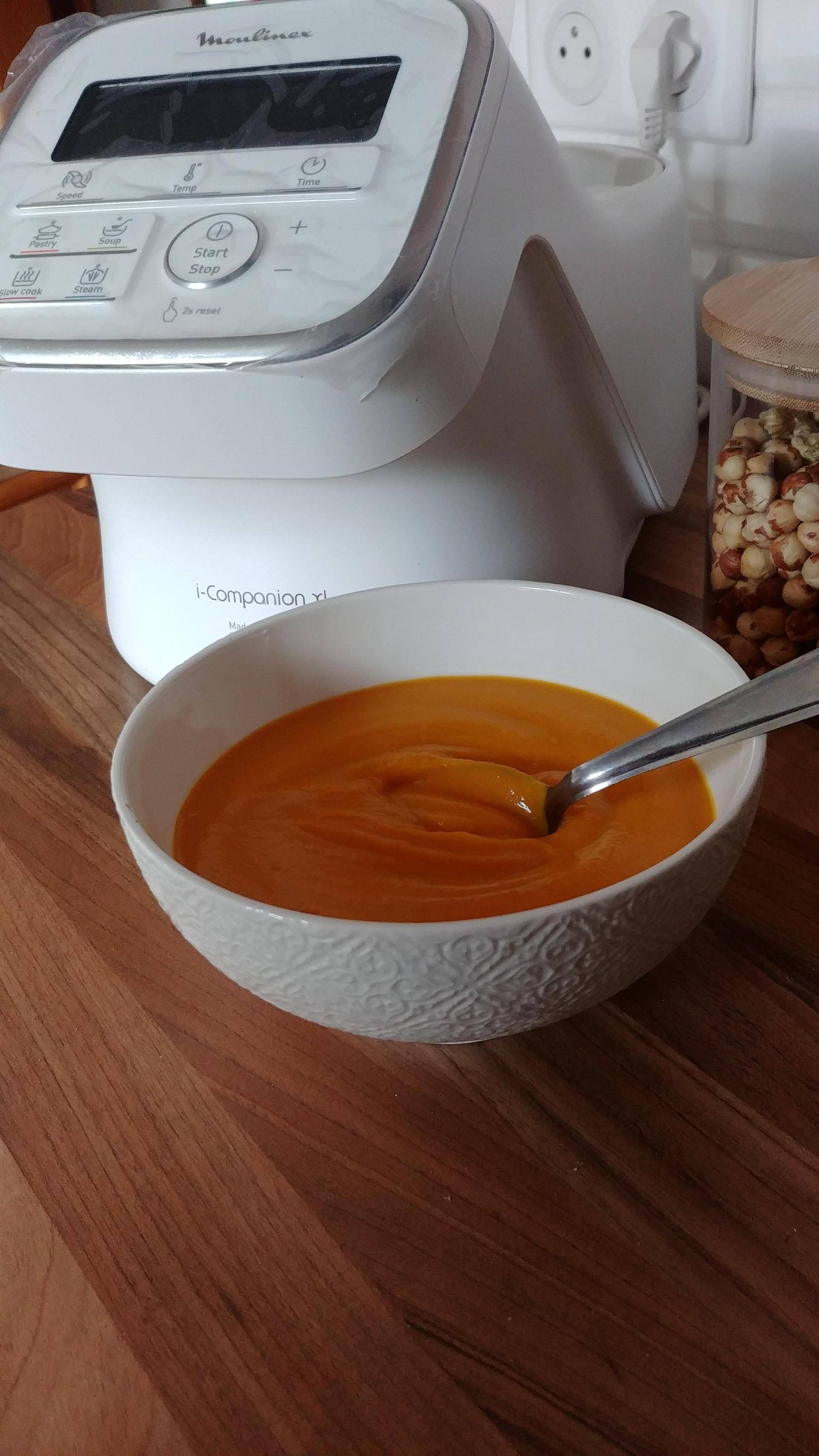 Velouté carotte patates douces - Recepten Companion | Moulinex