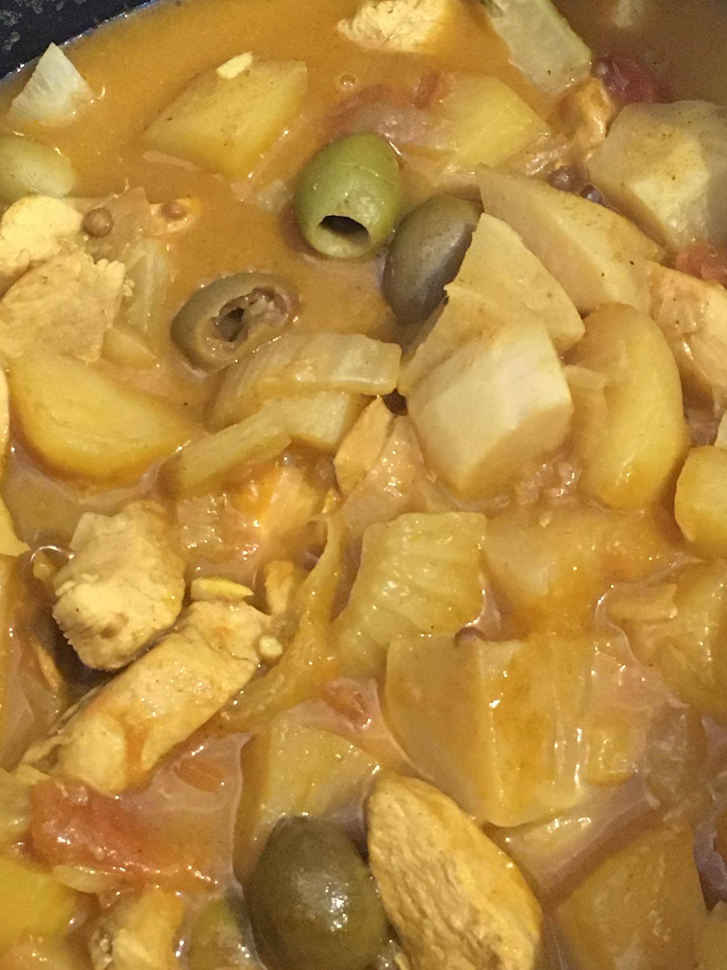 Tajine de poulet aux légumes et aux olives - Recepten Cookeo | Moulinex