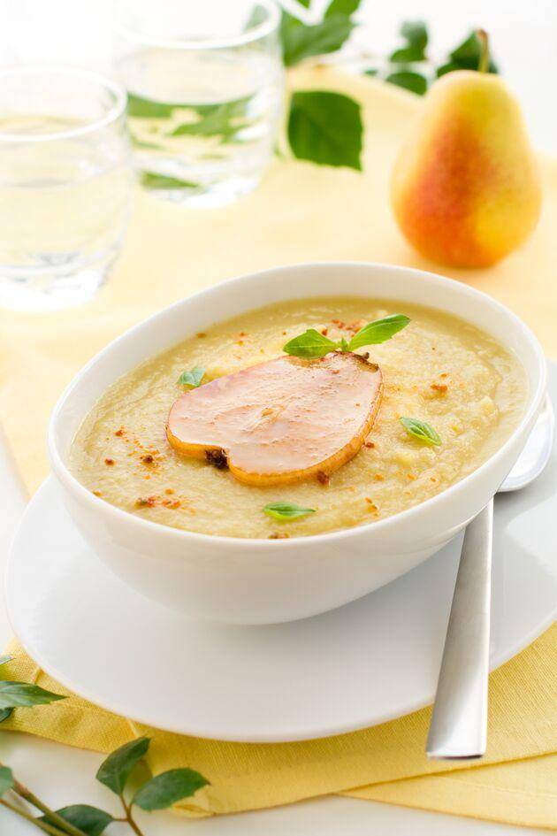 Velouté de pâtisson à la poire - Recepten Perfectmix Cook | Moulinex