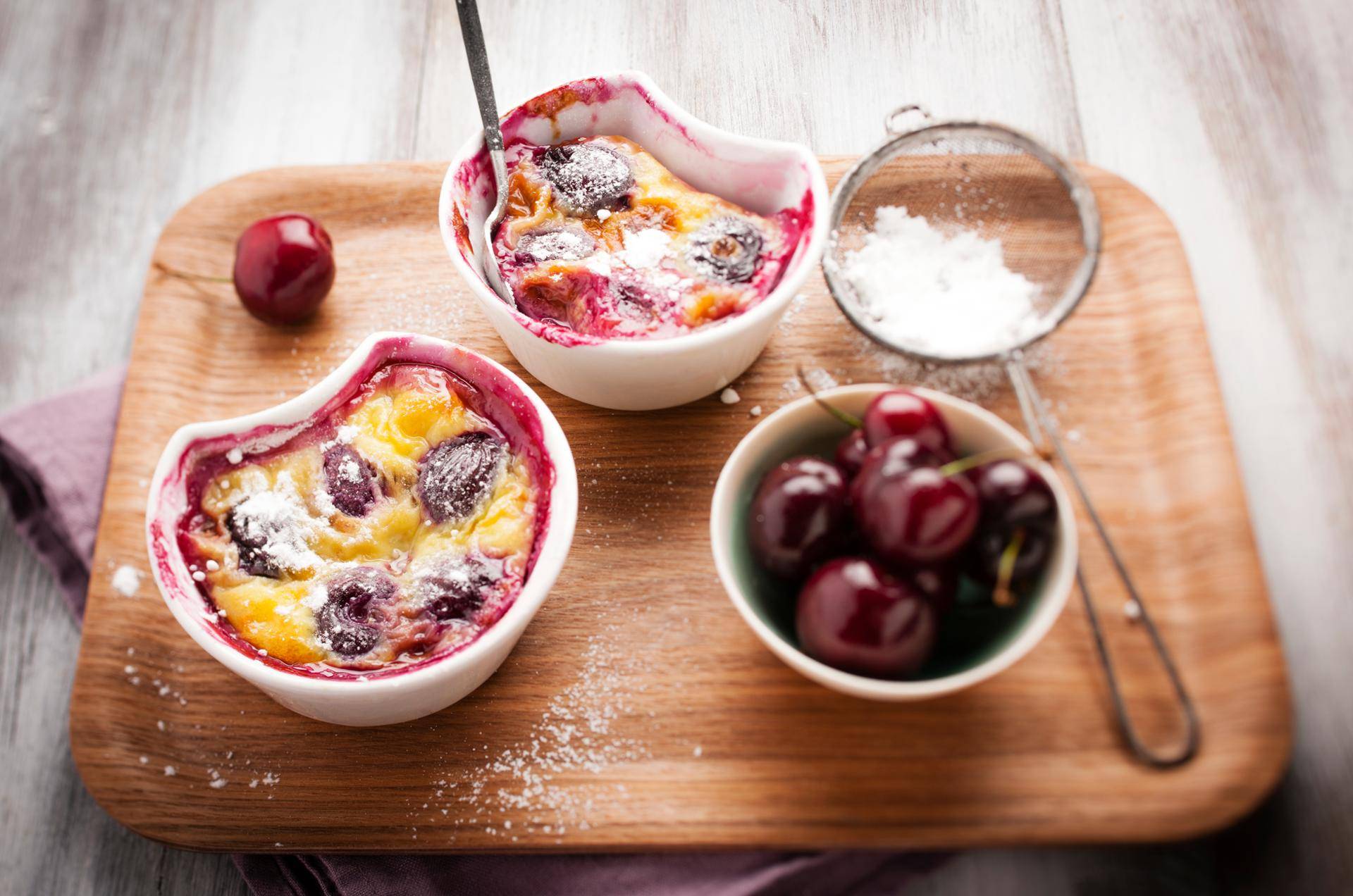 Clafoutis aux cerises - Recette Cookeo | Moulinex