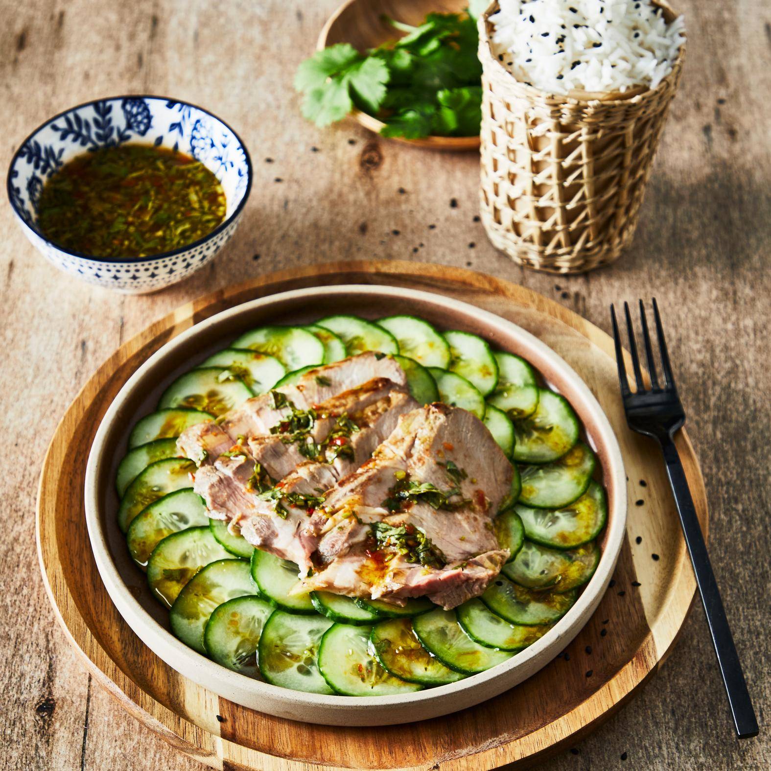 Porc grillé sauce épicée - Recepten EASY FRY GRILL & STEAM 3 in 1 | Moulinex