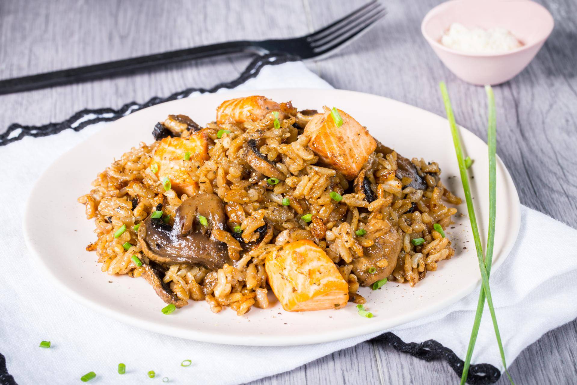 Saumon façon risotto - Recette Cookeo | Moulinex