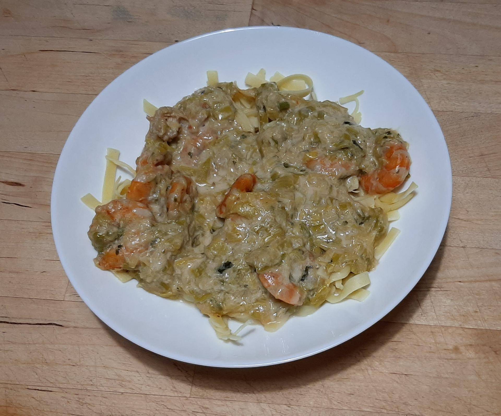 Fondue de poireau aux crevettes - Recepten Cookeo | Moulinex