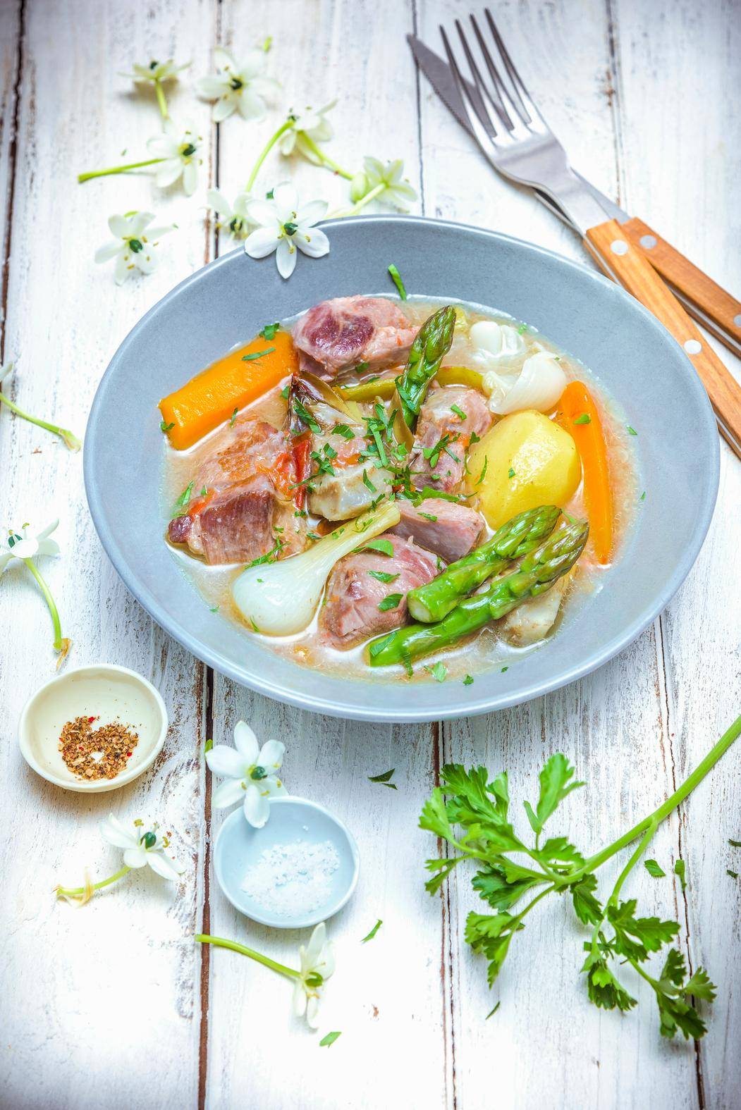 Navarin d’agneau aux légumes nouveaux - Recette Companion Connect XL | Moulinex