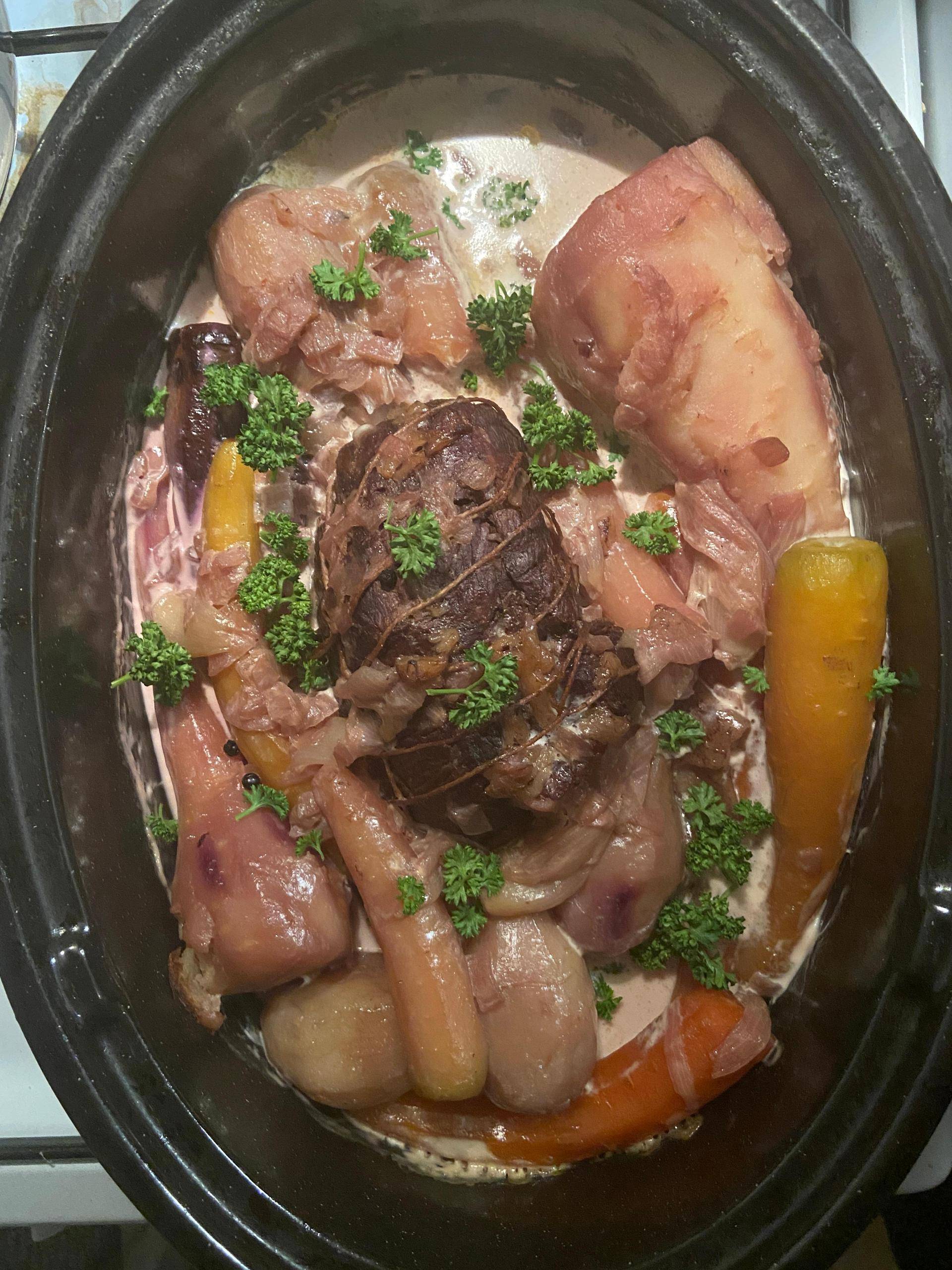 Quasi de veau aux légumes racines - Recepten Cookeo | Moulinex