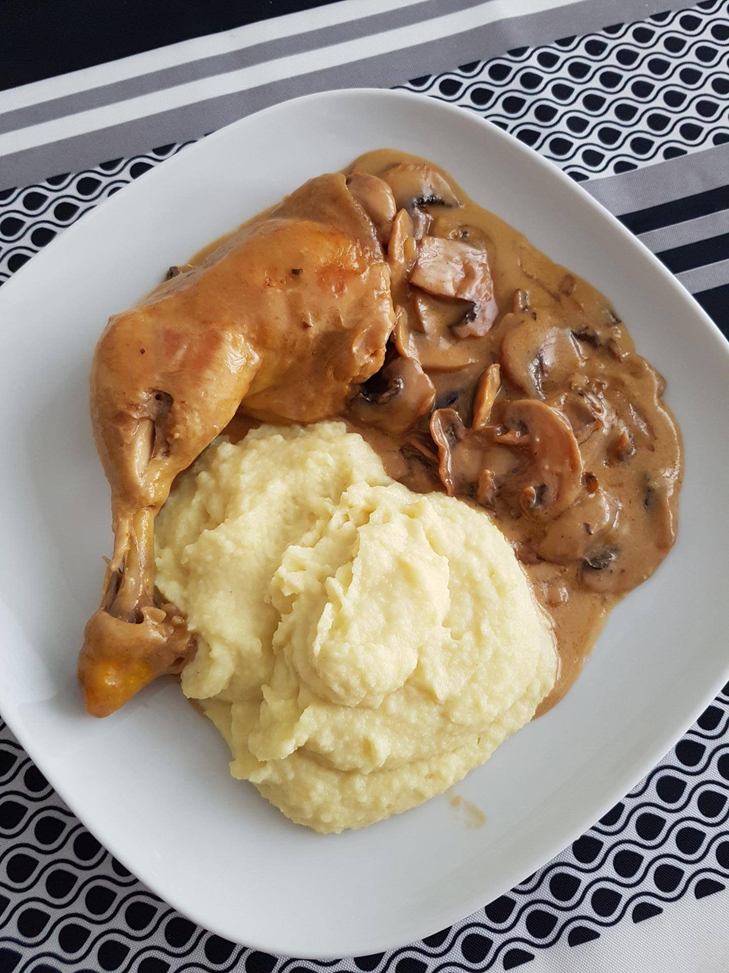 Cuisse de poulet à la Forestière - Recepten Cookeo | Moulinex