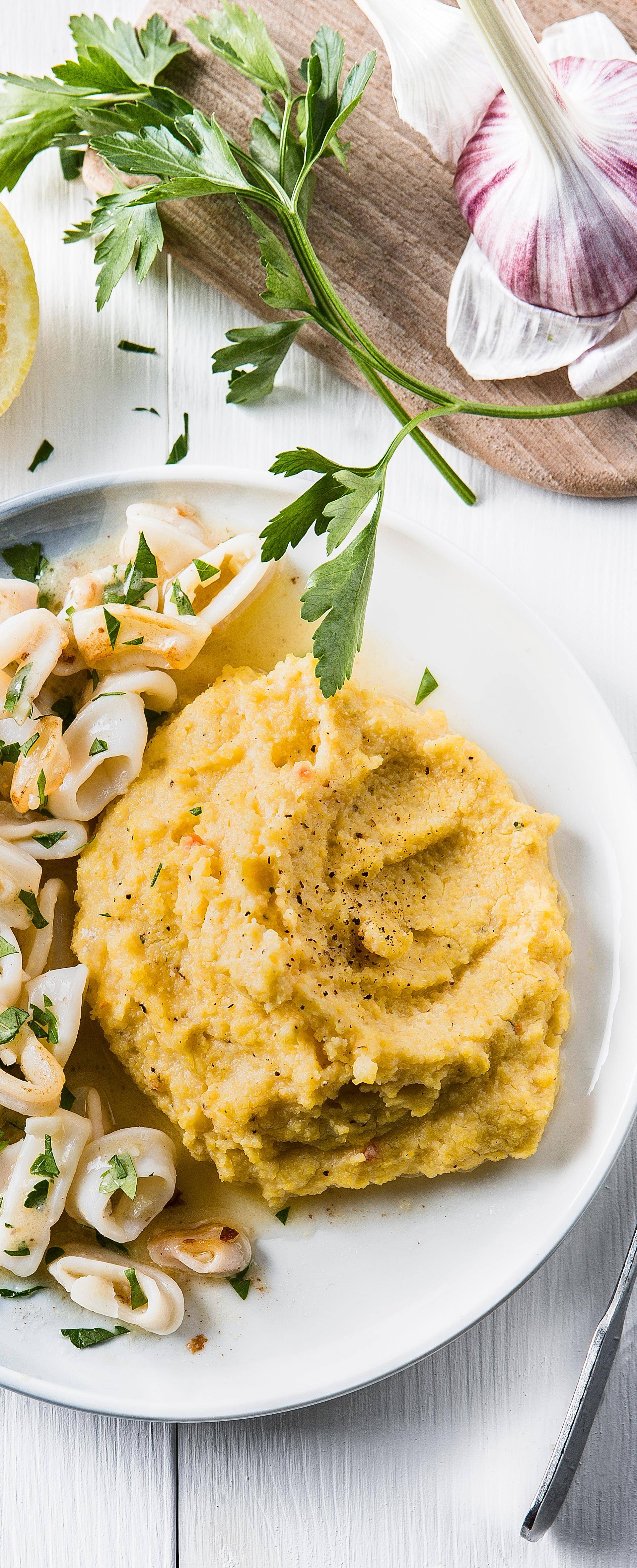 Encornets & Polenta - Recepten Cookeo | Moulinex