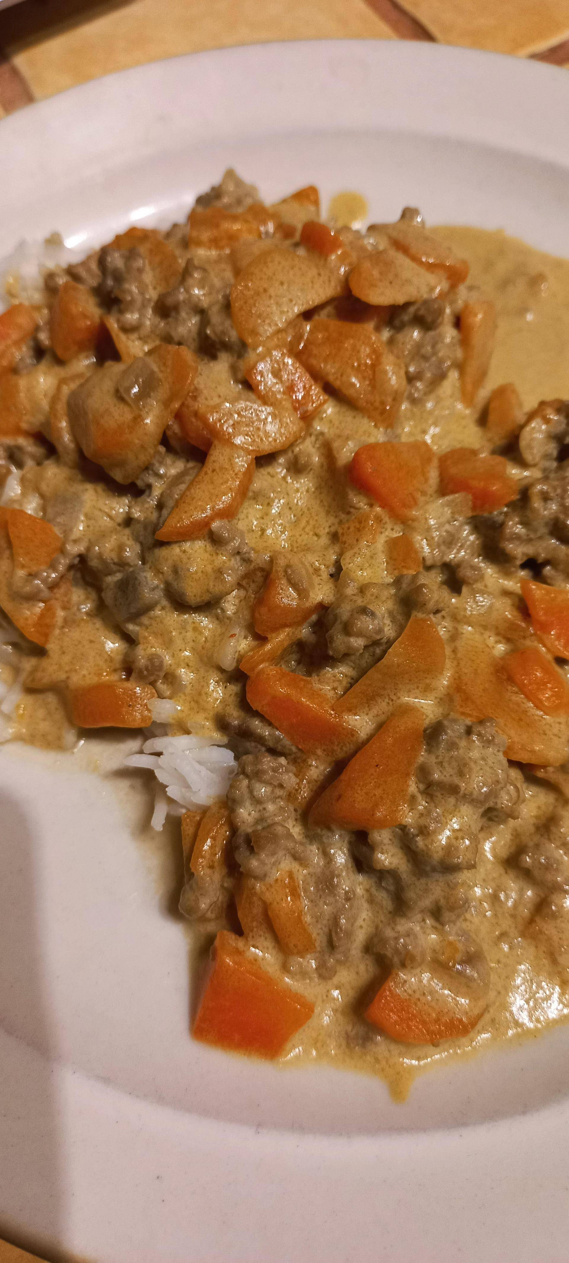 Curry de bœuf haché - Recette Companion XL | Moulinex