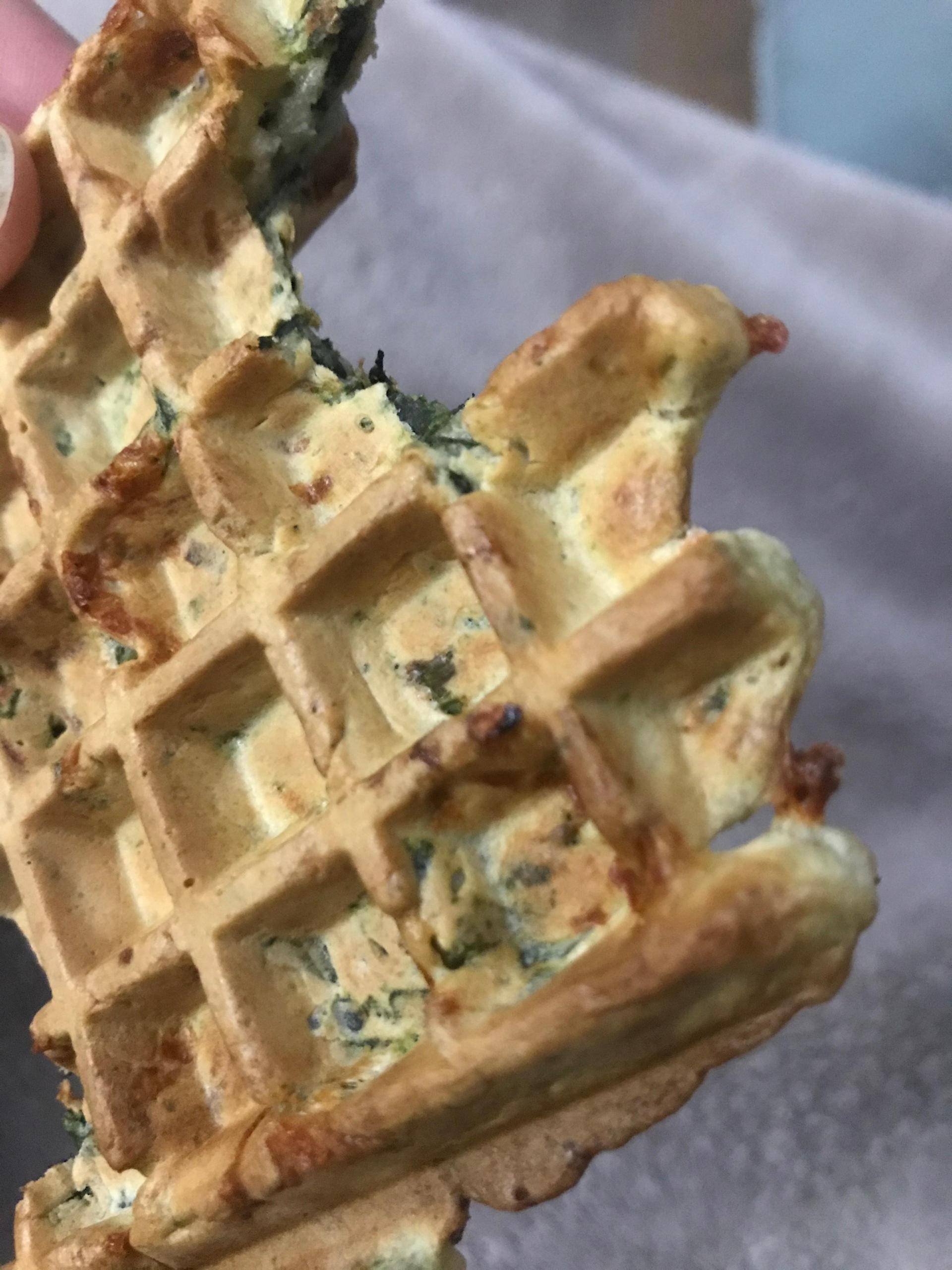 Gaufre salée aux épinards - Recepten Companion Connect XL | Moulinex