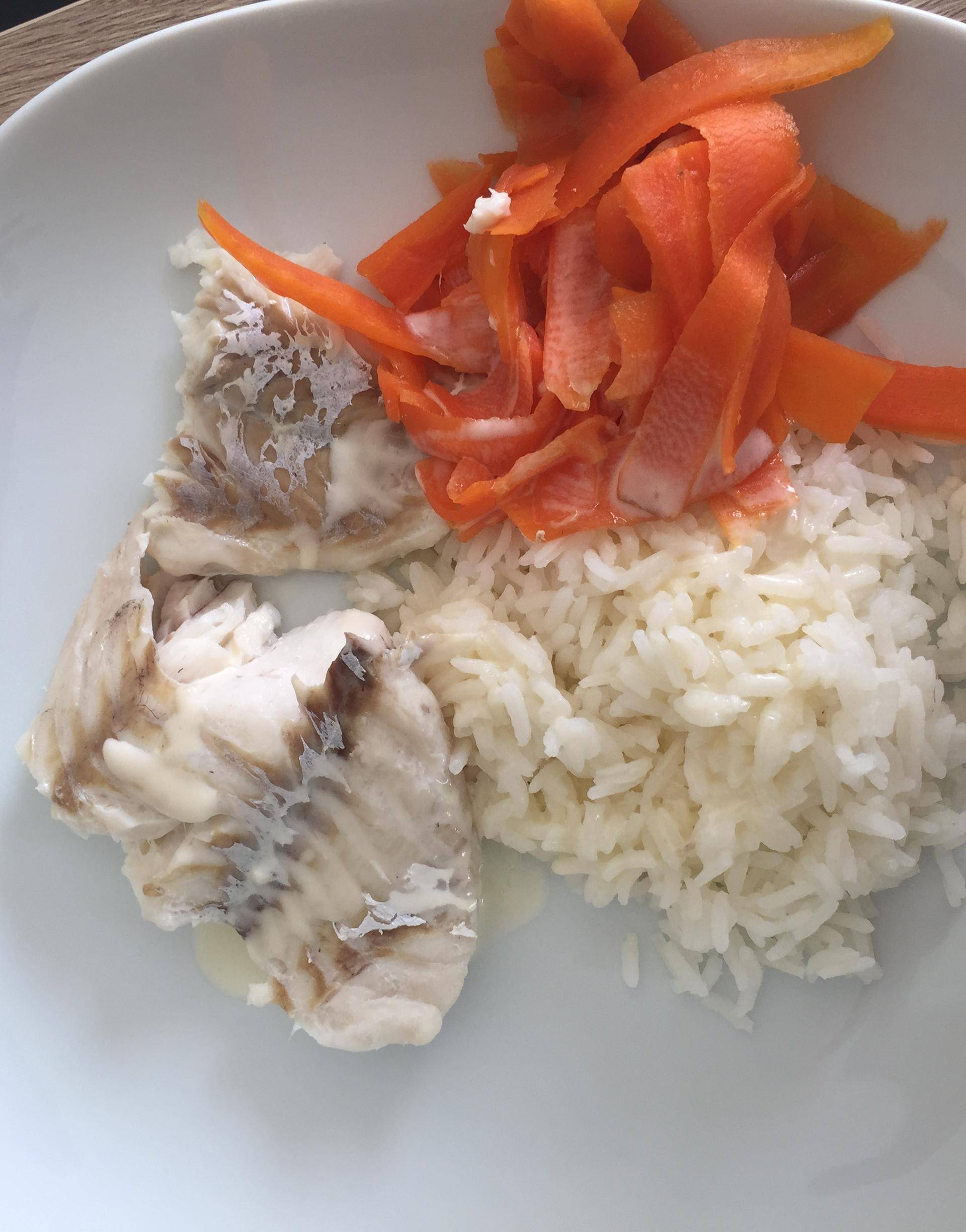 Merlu carottes et sauce citron - Recette Companion Connect XL | Moulinex