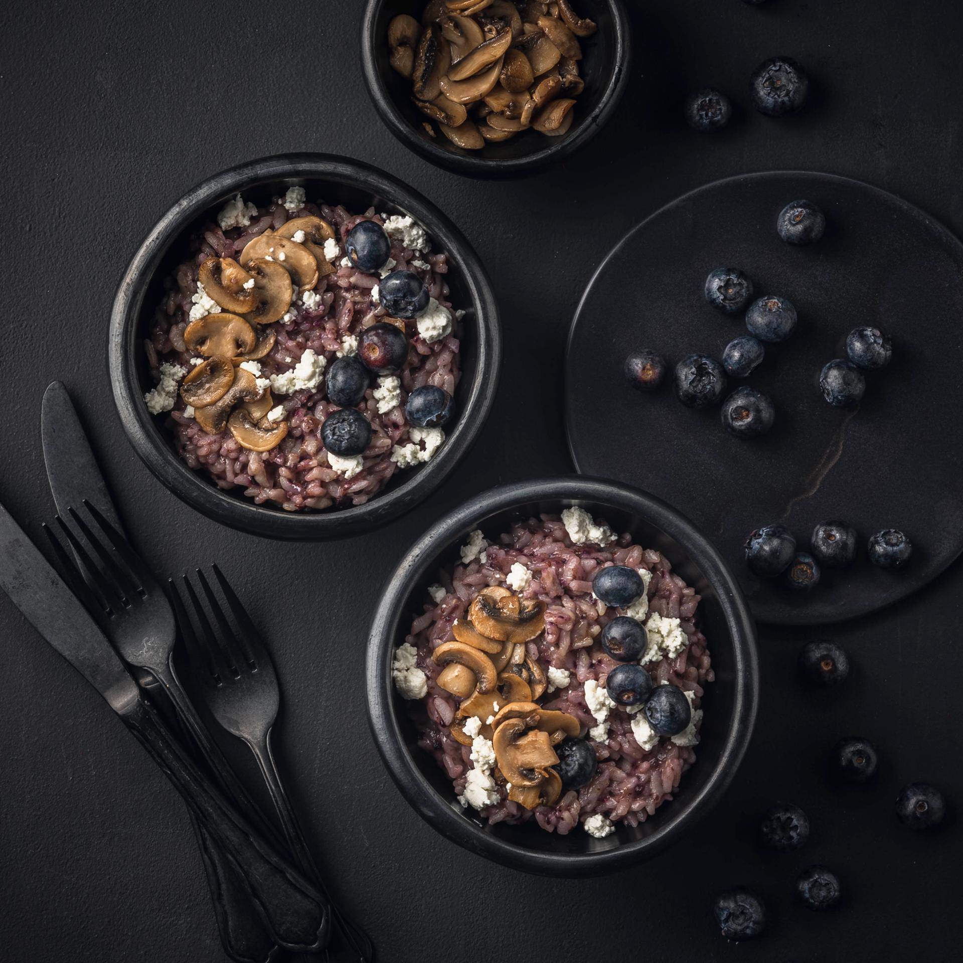 Risotto blauwbessen geitenkaas - Recepten Cookeo | Moulinex