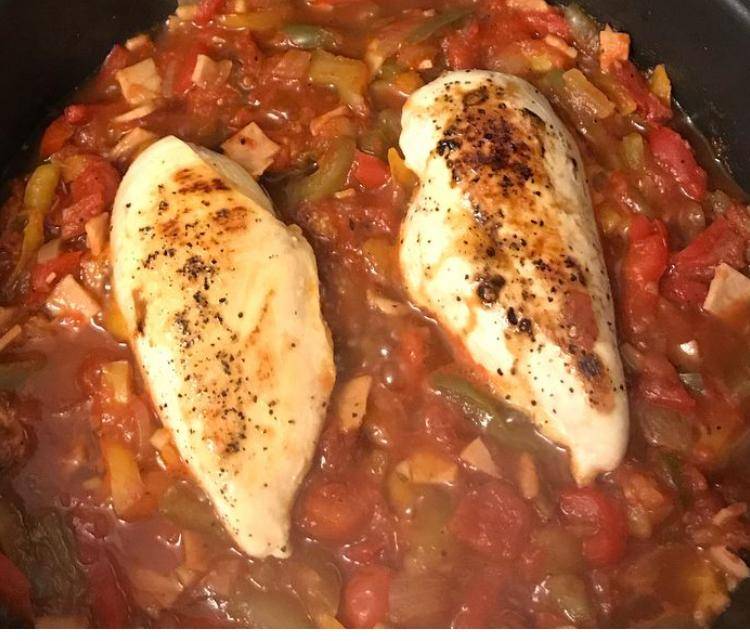 Poulet Basquaise léger - Recepten Cookeo V3 | Moulinex