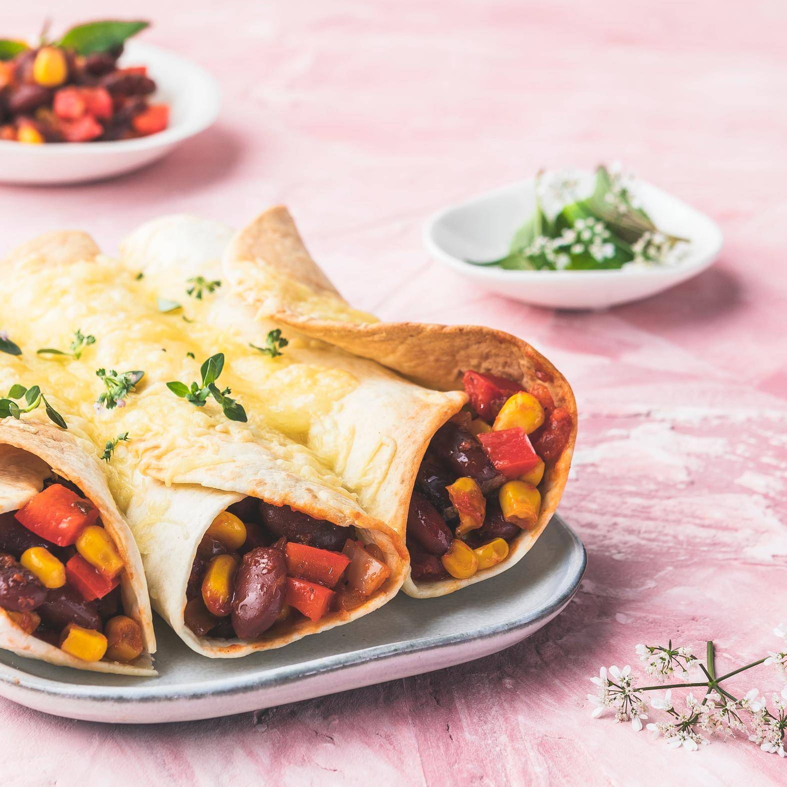 Veggie enchilada’s - Recepten Cookeo | Moulinex