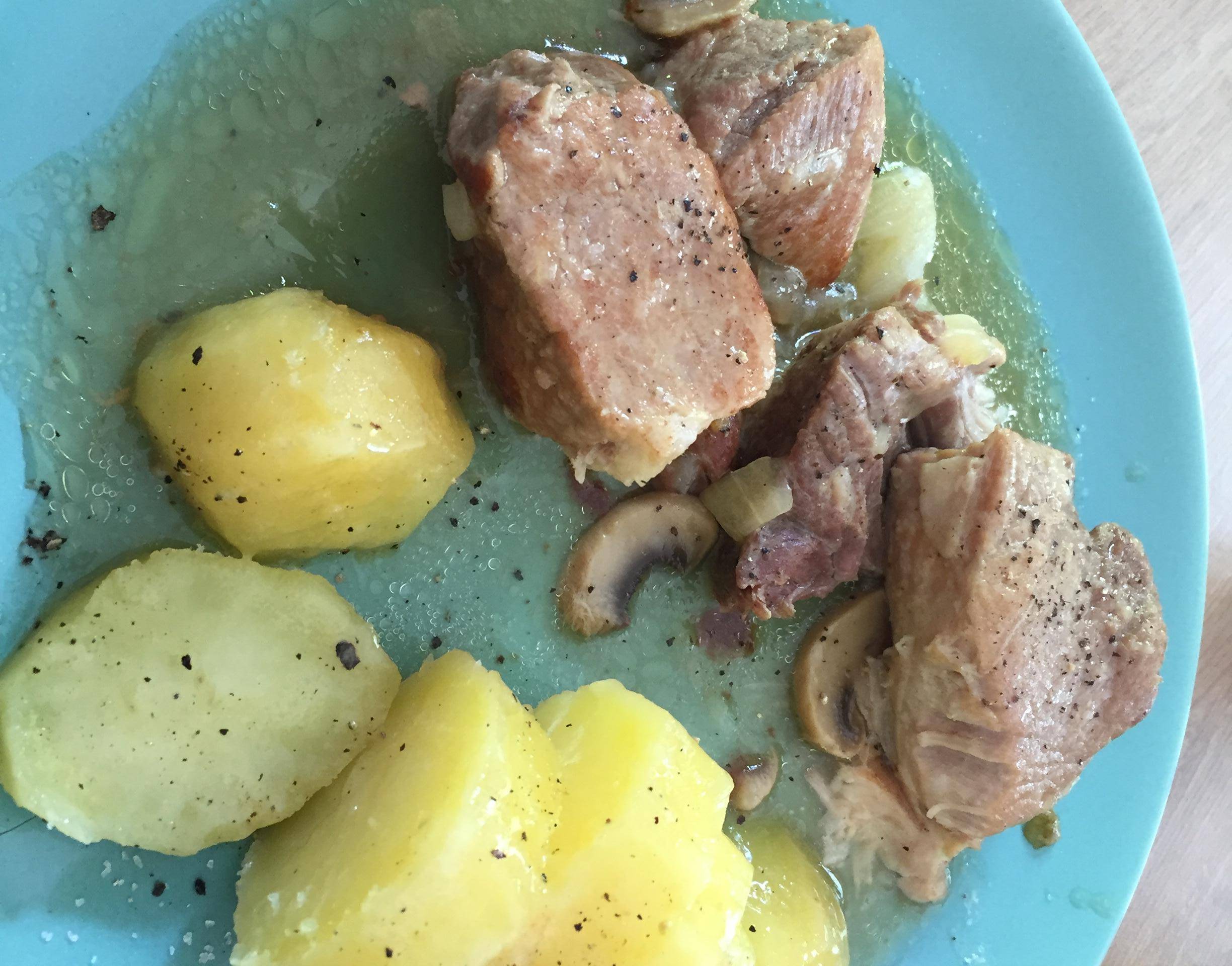 Rouelle de porc et ses pommes de terre - Recette Cookeo | Moulinex