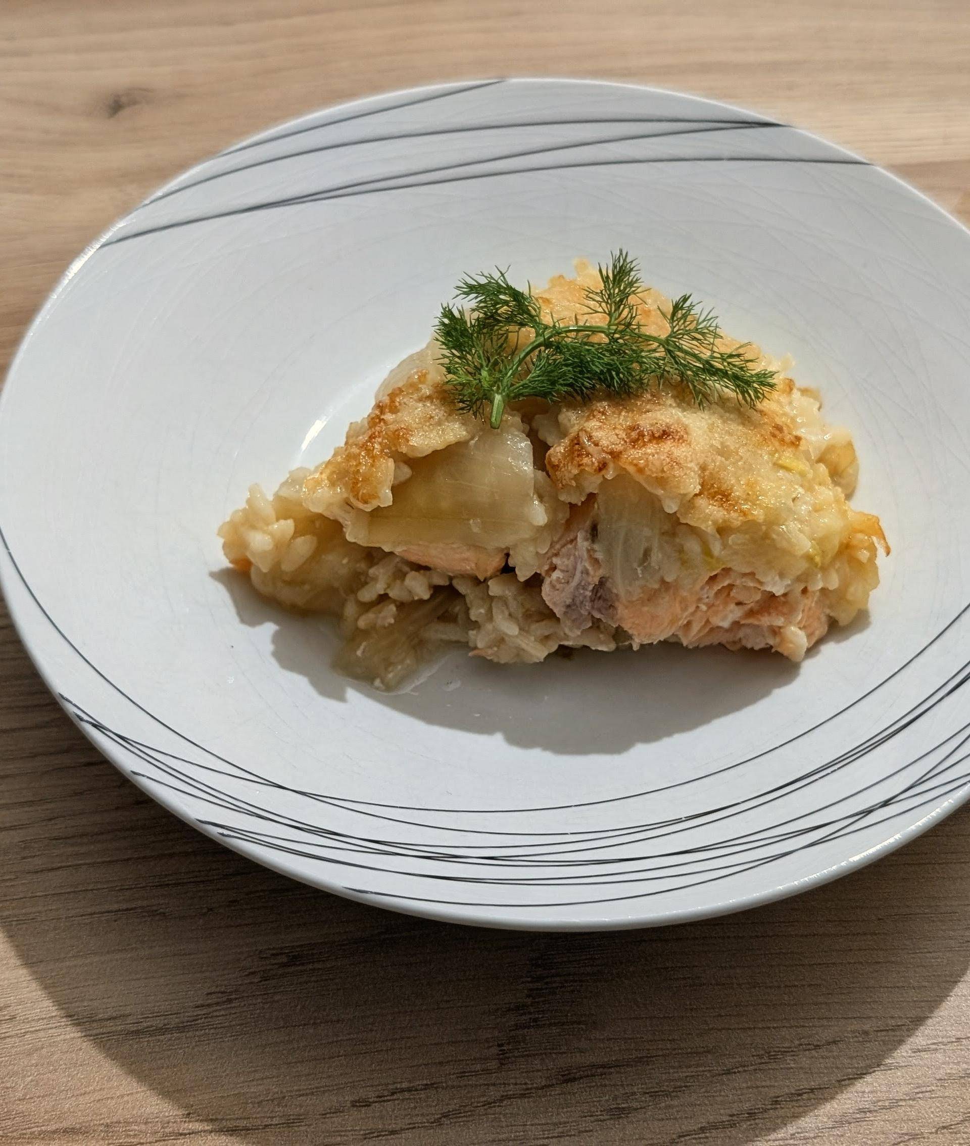 WW Gratin de risotto au saumon - Recette Cookeo V3 | Moulinex