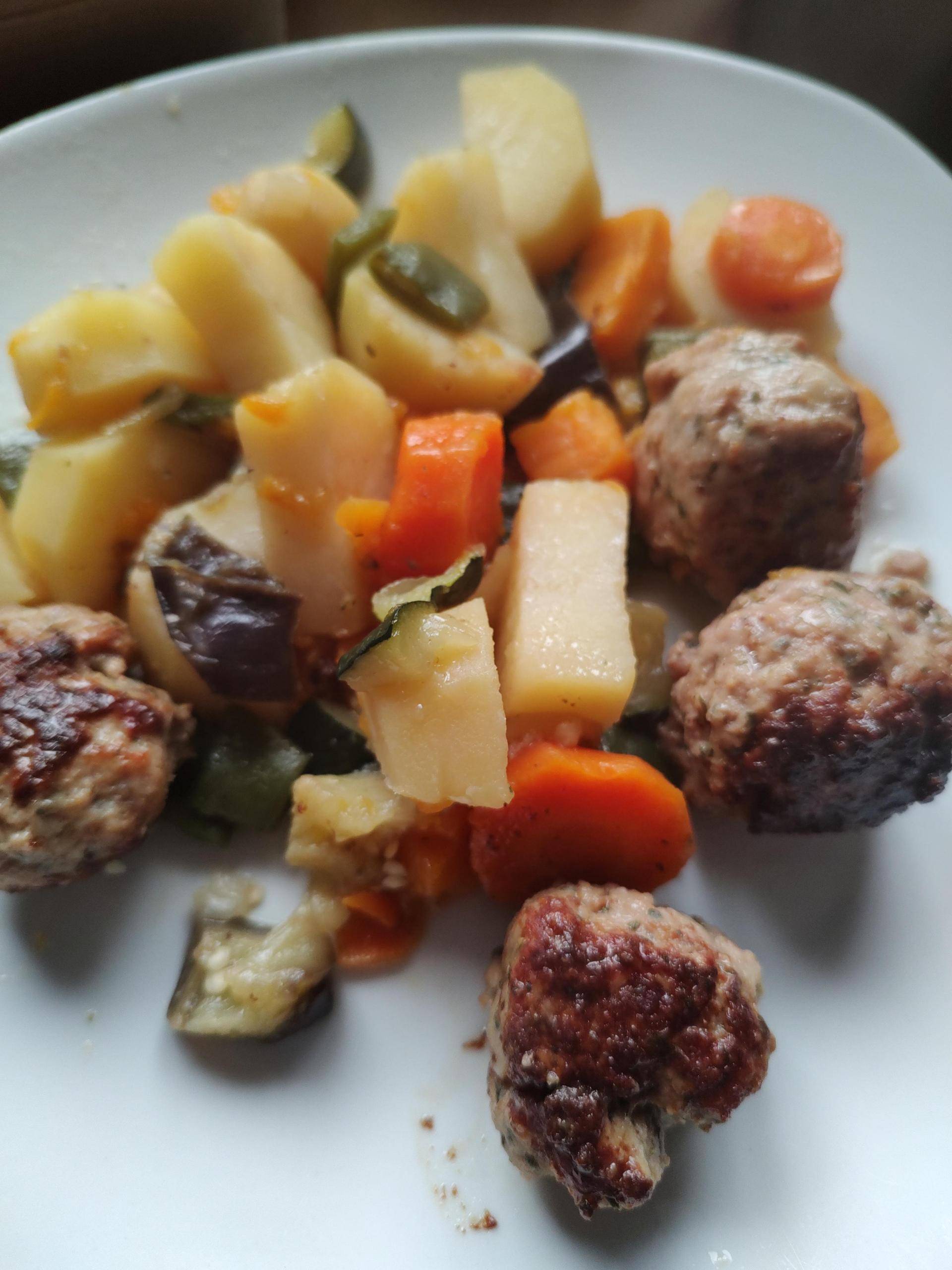 Boulettes et légumes - Recepten Cookeo V3 | Moulinex