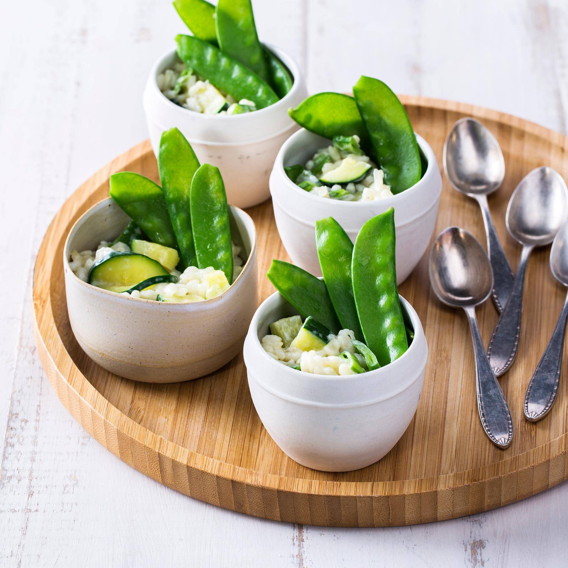 Risotto aux légumes verts - Recepten Companion Connect | Moulinex