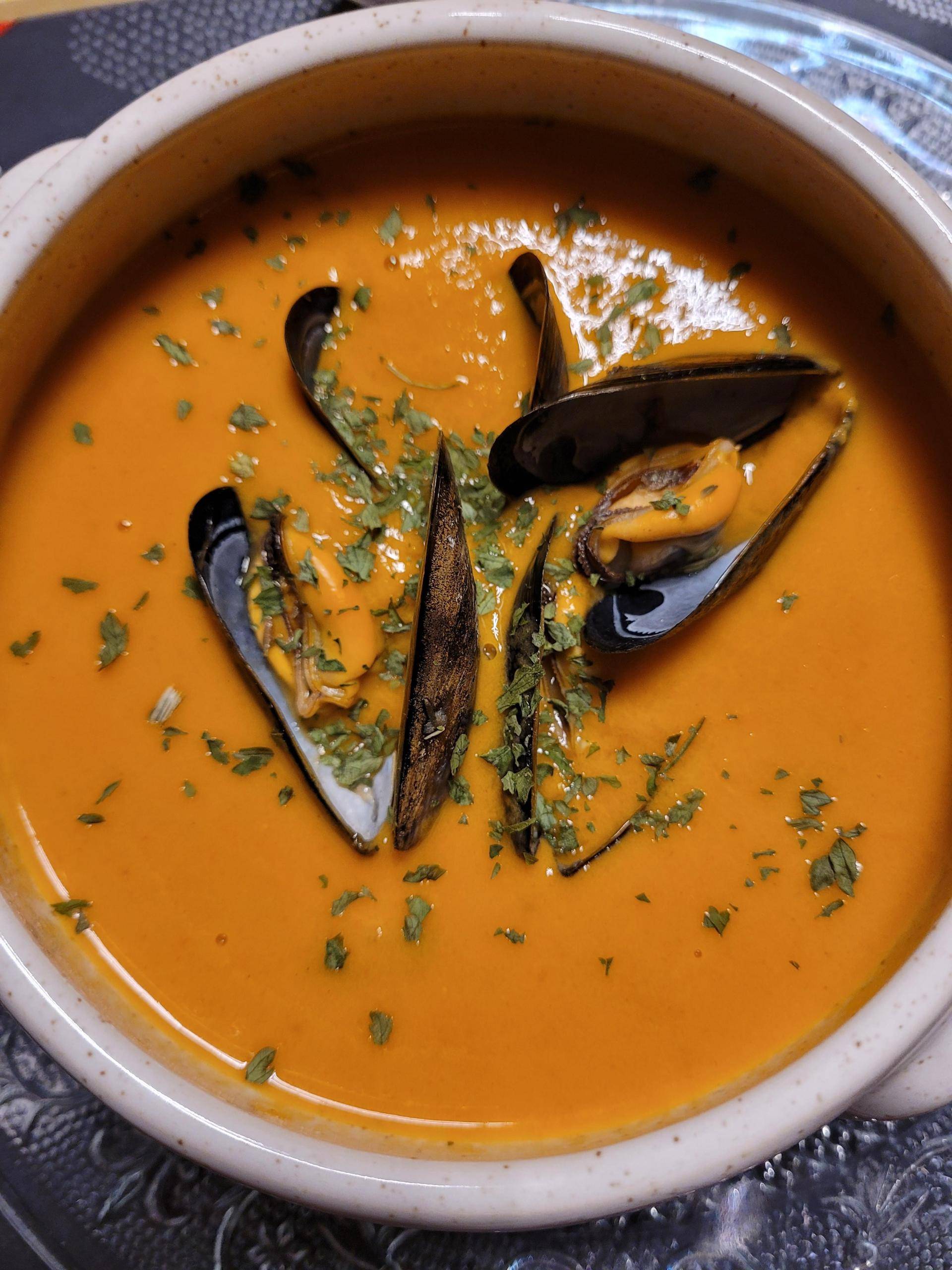 Soupe de moules au curry - Recepten Cookeo | Moulinex