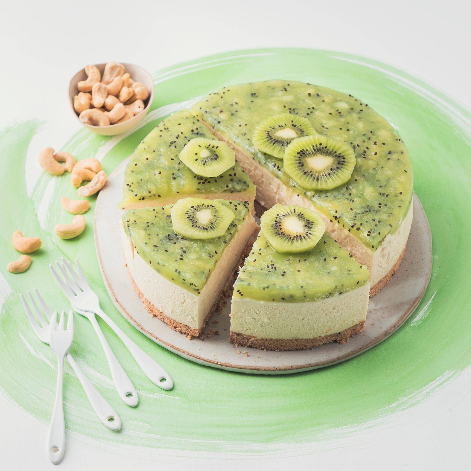 Cheesecake au kiwi - Recette Companion | Moulinex
