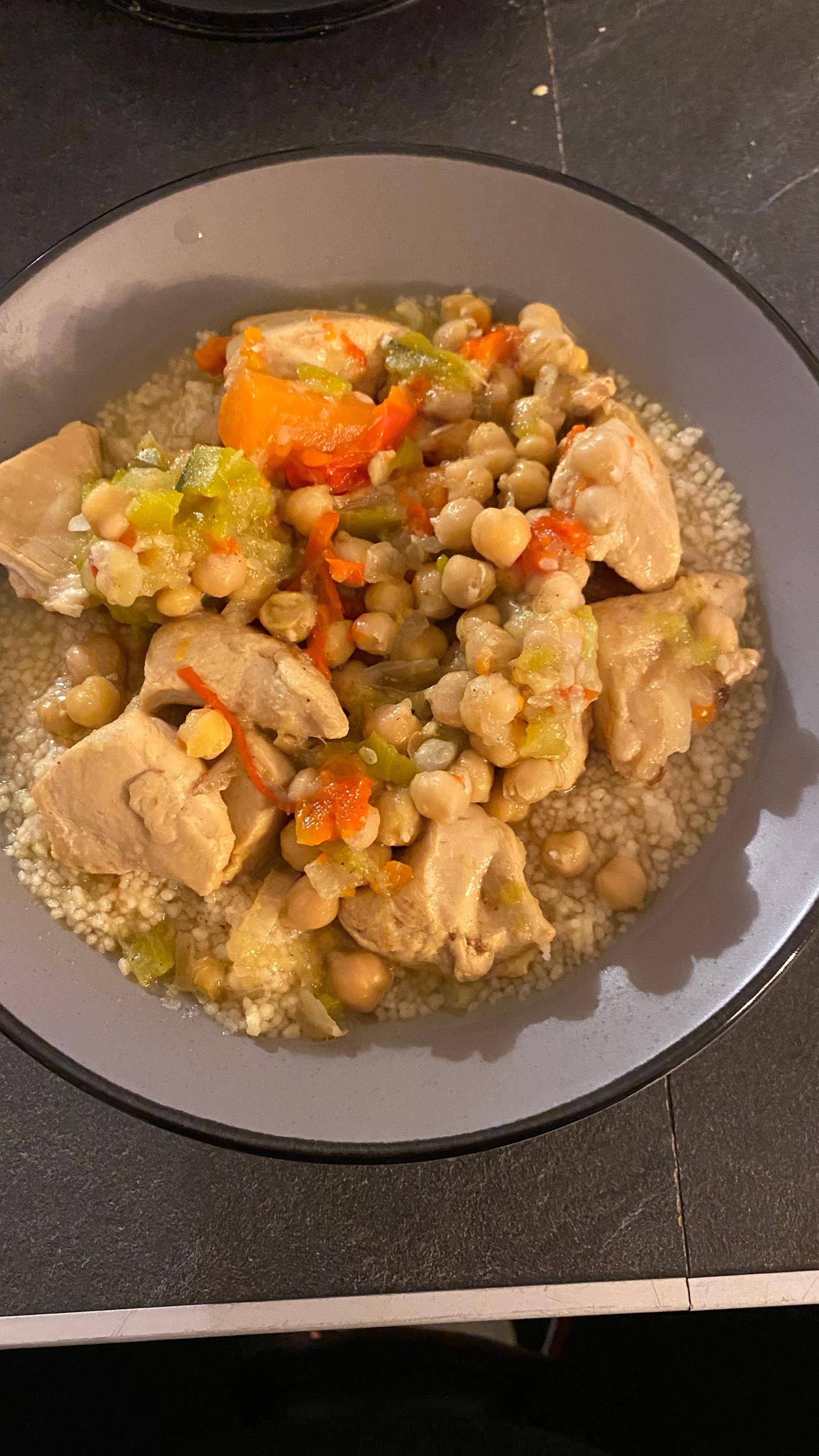 Couscous poulet et ses légumes - Recette Cookeo | Moulinex