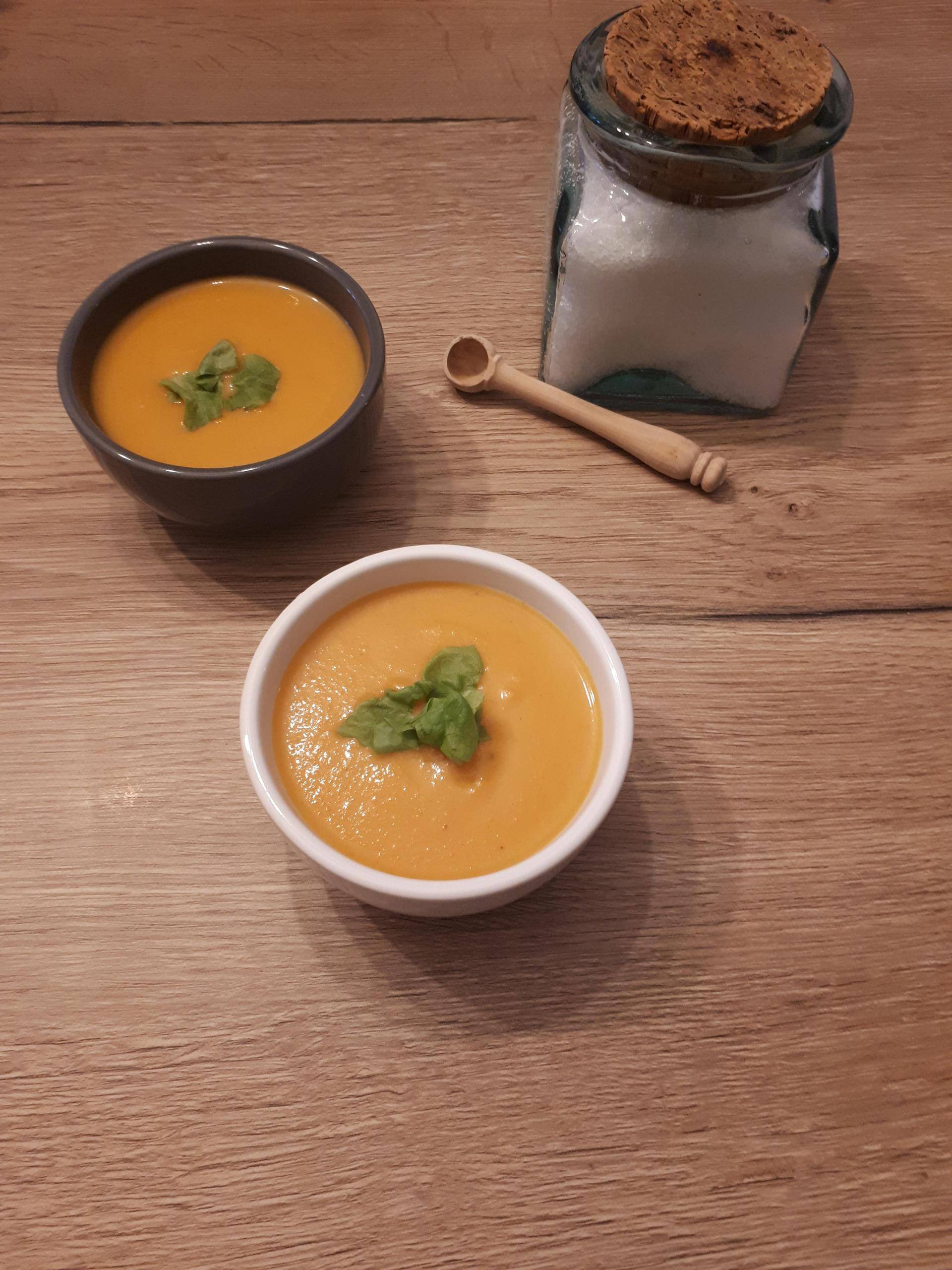 Velouté de carottes au lait de coco et curry - Recepten Companion Connect XL | Moulinex