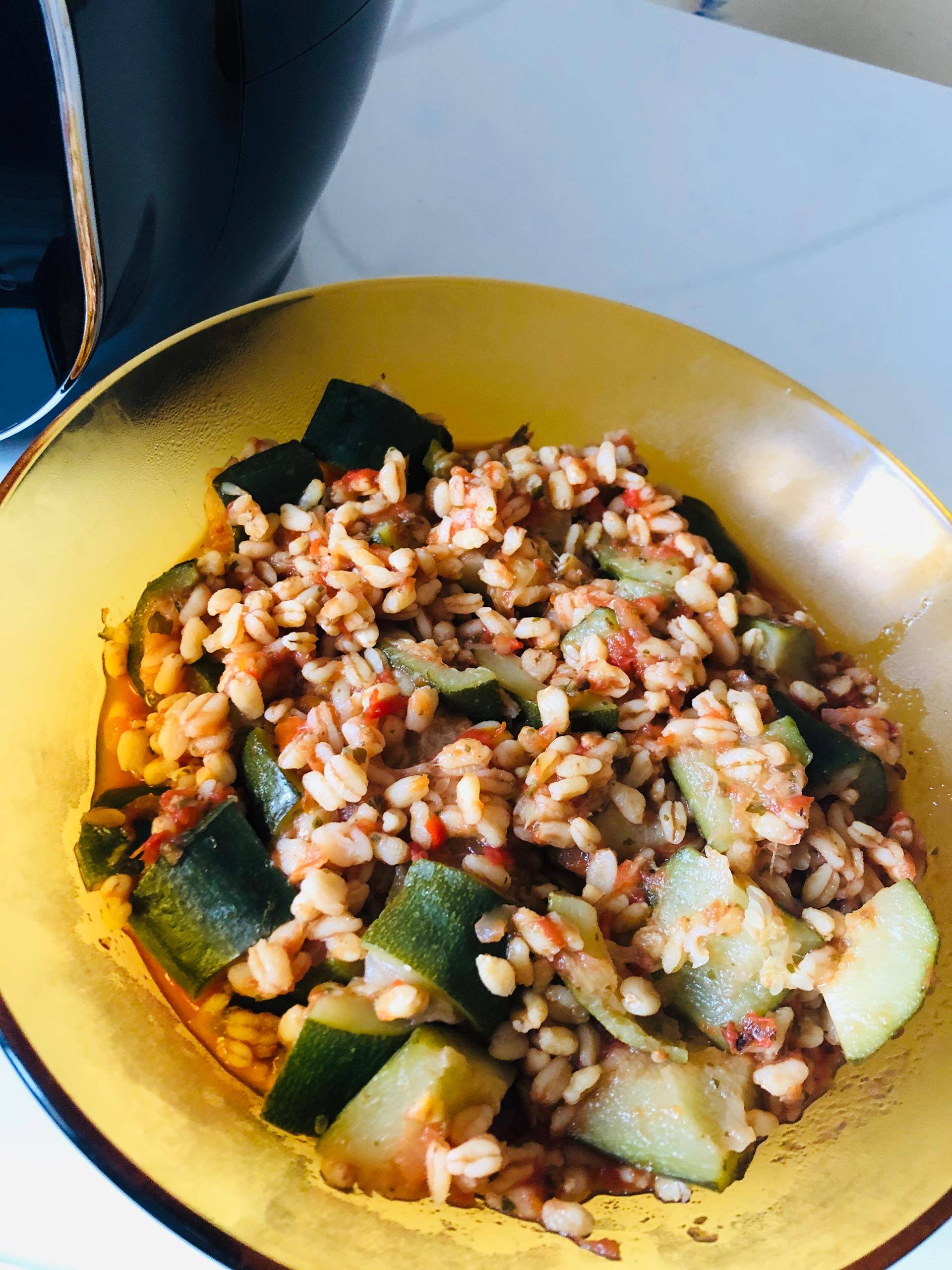 Blésotto courgettes à la tomate rapide - Recepten Cookeo | Moulinex
