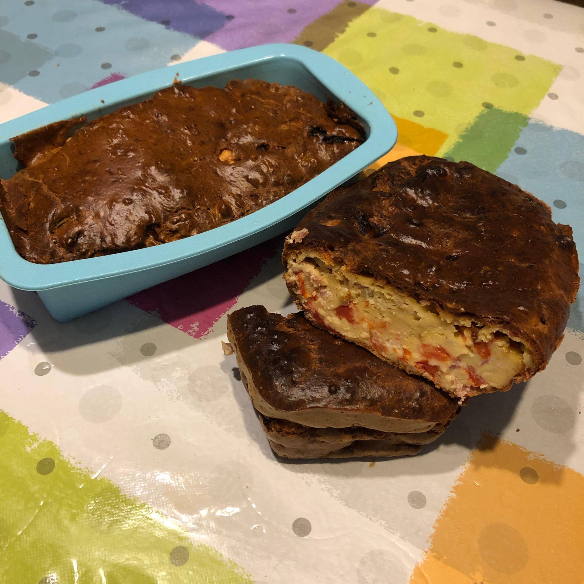 Cake pruneaux, fêta et jambon - Recepten Companion Connect | Moulinex