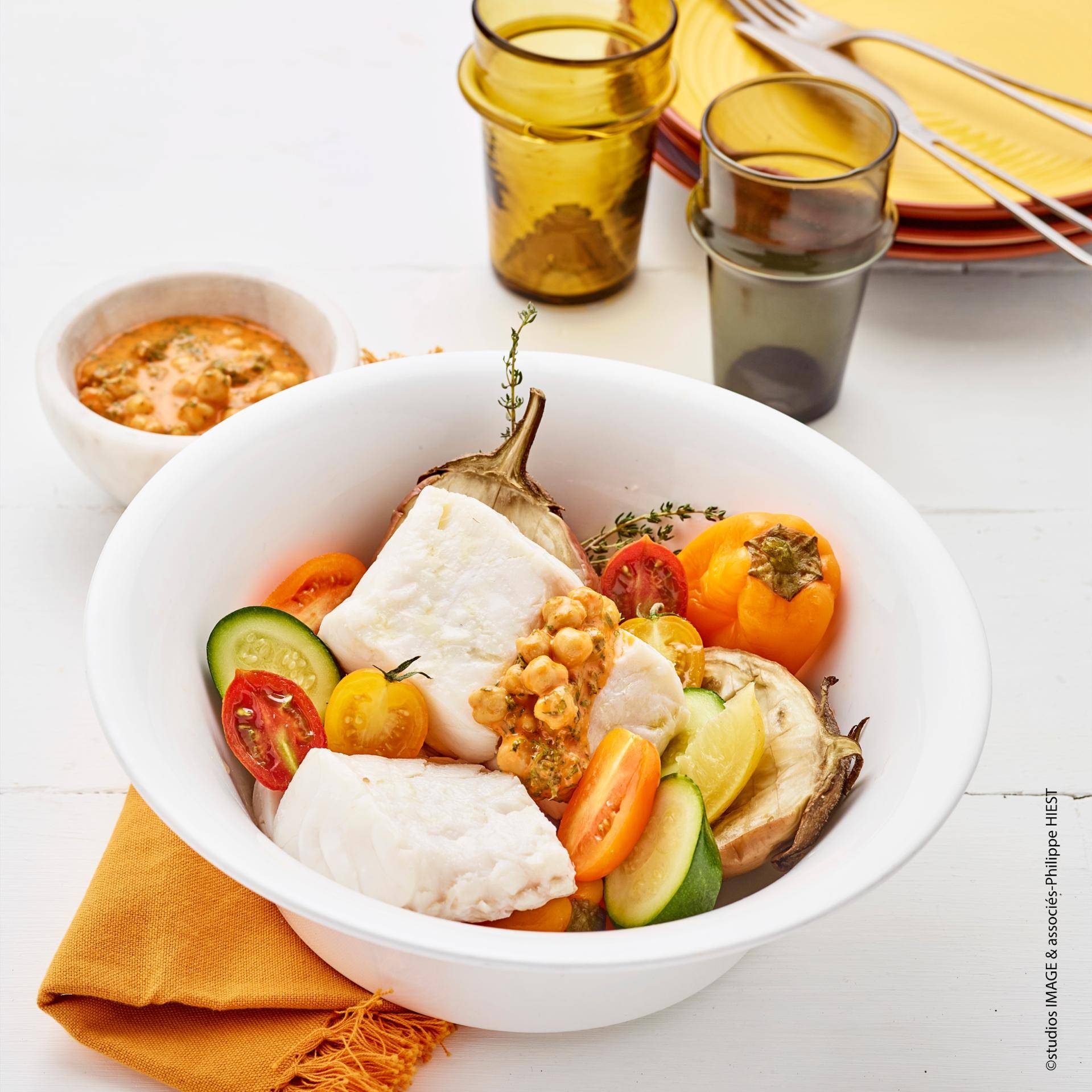 Dos de cabillaud à l'orientale (Chef David Zuddas - DZ’ENVIES) - Recette Cuiseur vapeur | Moulinex