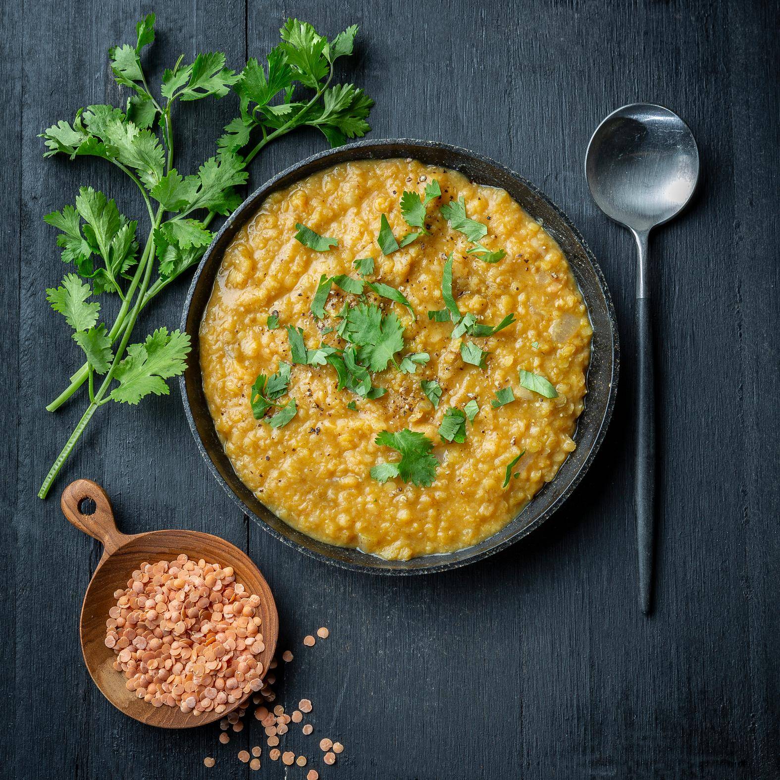 Dahl de lentilles corail végétalien - Recette Cookeo | Moulinex