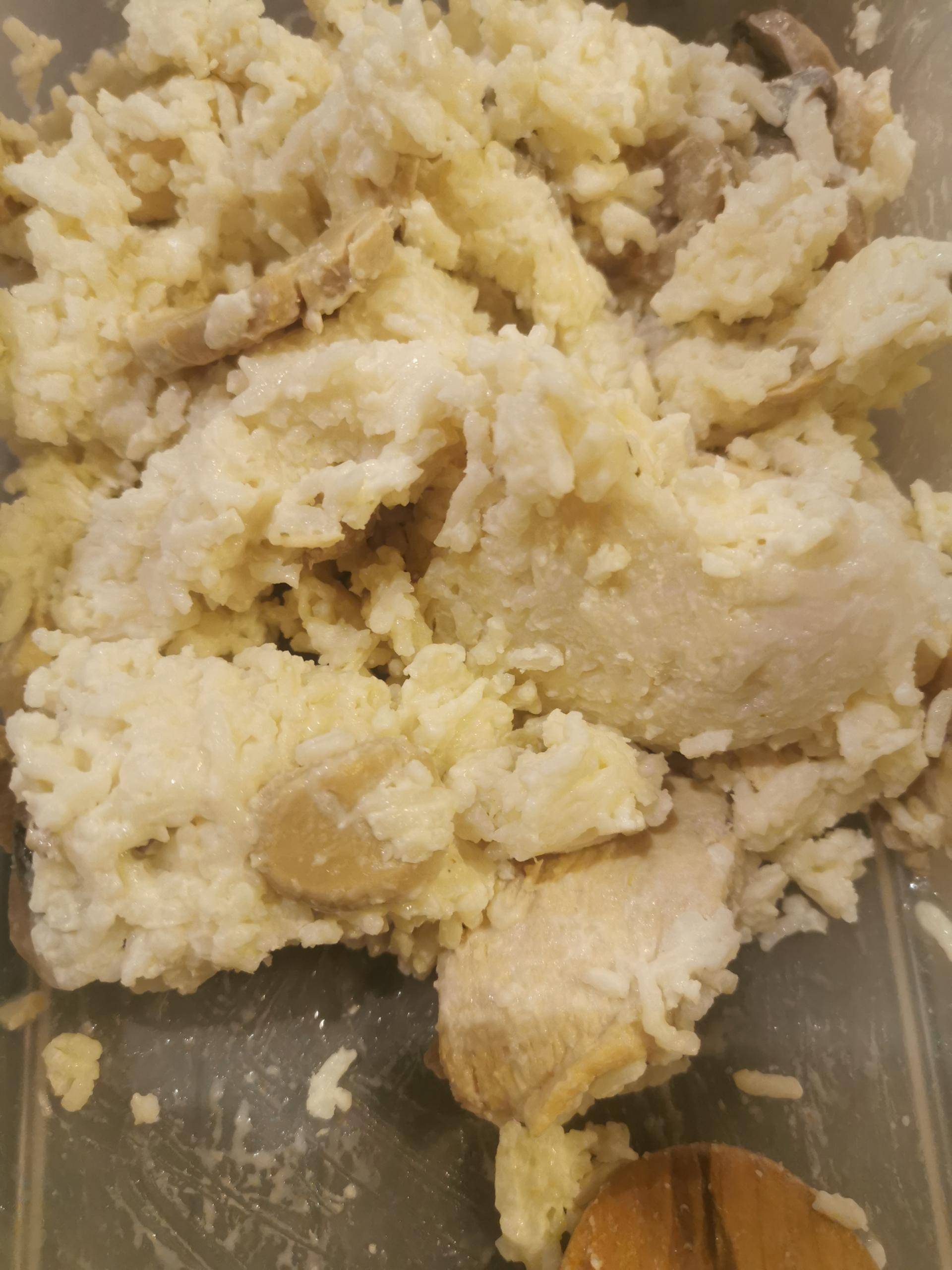Poulet à la crème champignon avec son riz - Recepten Cookeo | Moulinex