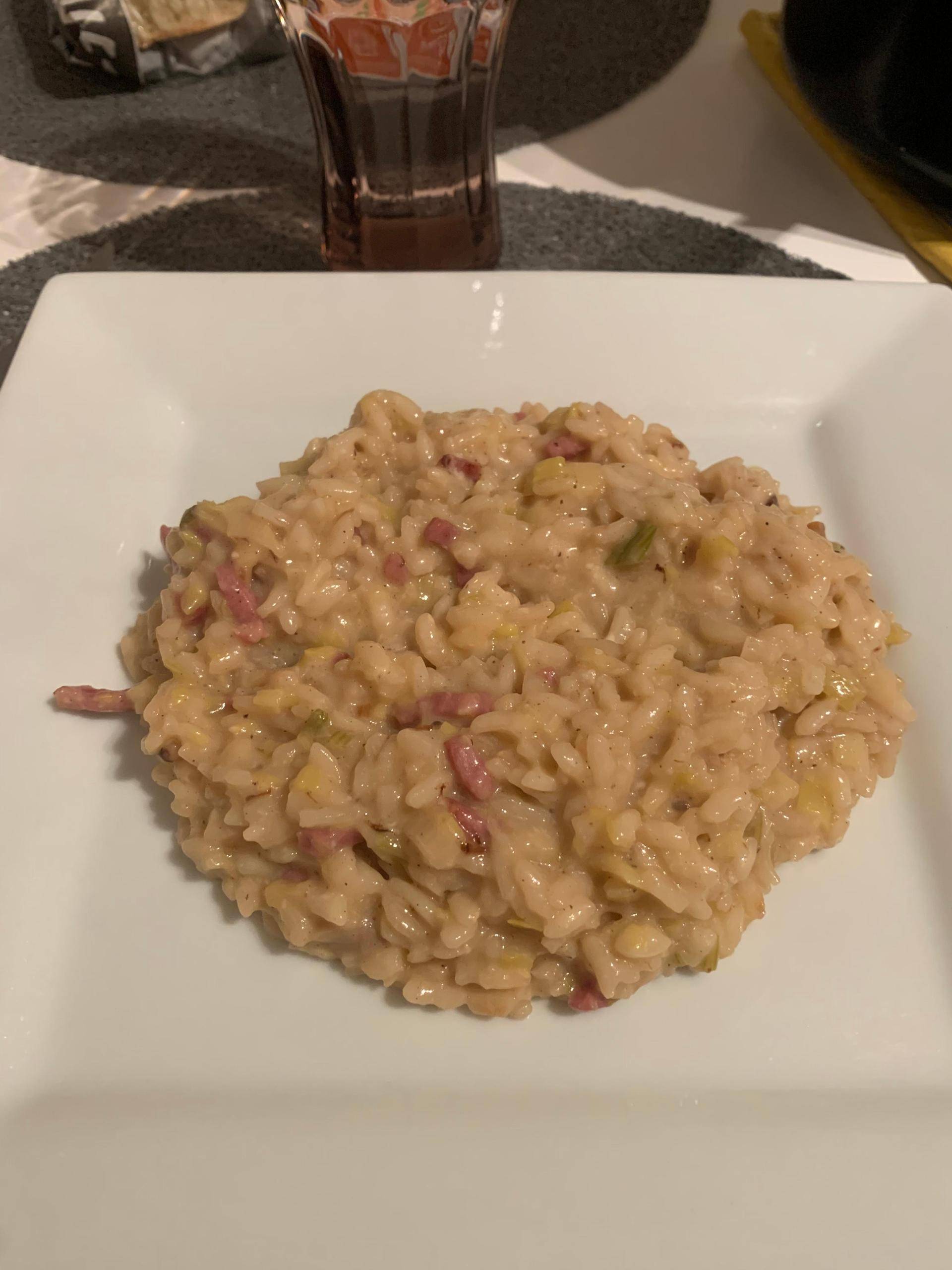 Risotto poireaux et lardons - Recette Cookeo | Moulinex