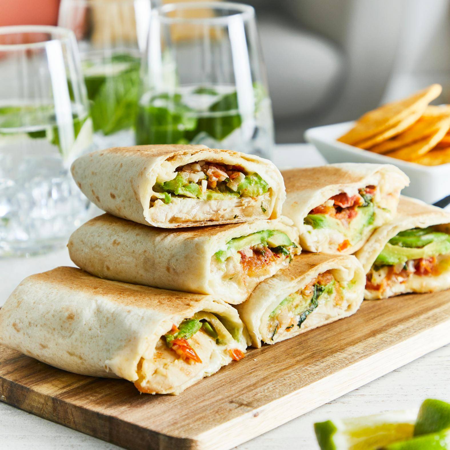Burritos poulet avocat - Recepten Cook'in One | Moulinex