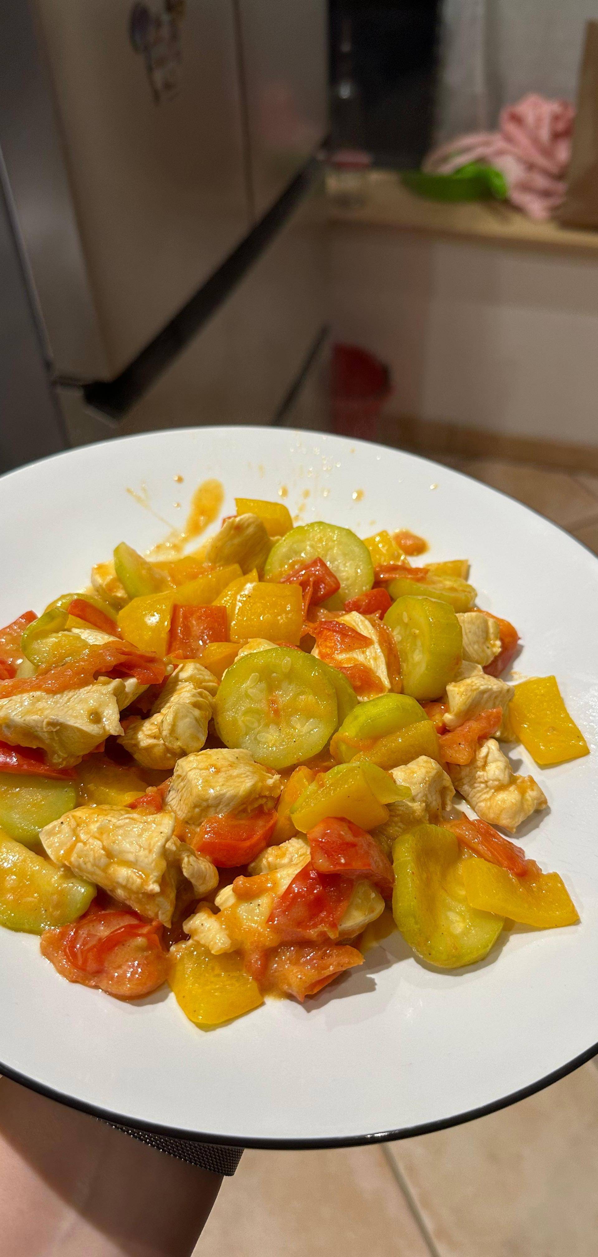 Poulet et ses légumes à la moutarde - Recette Cookeo V3 | Moulinex