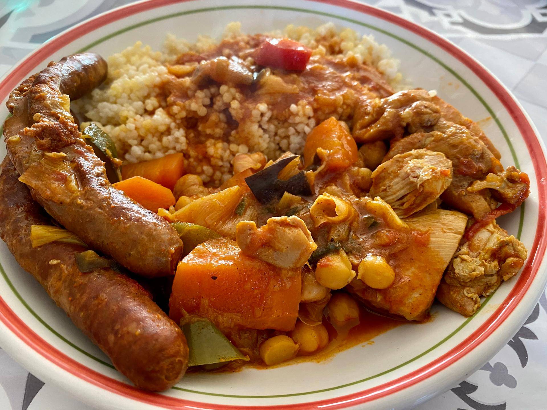 Couscous sauté de poulet et merguez - Recepten Cookeo V3 | Moulinex