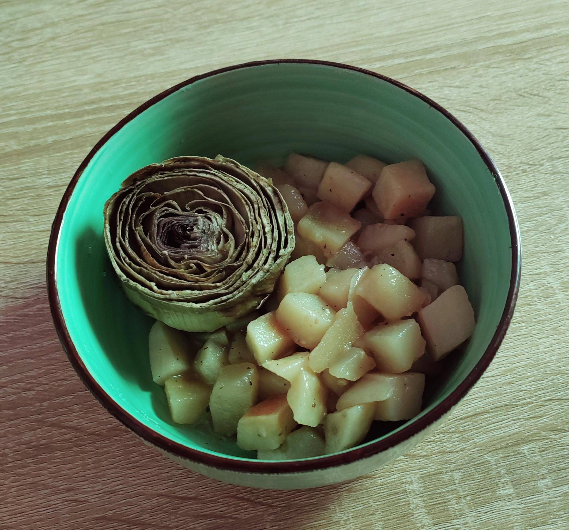 Petits artichauts violets et pommes de terre - Recette Cookeo 10in1 | Moulinex