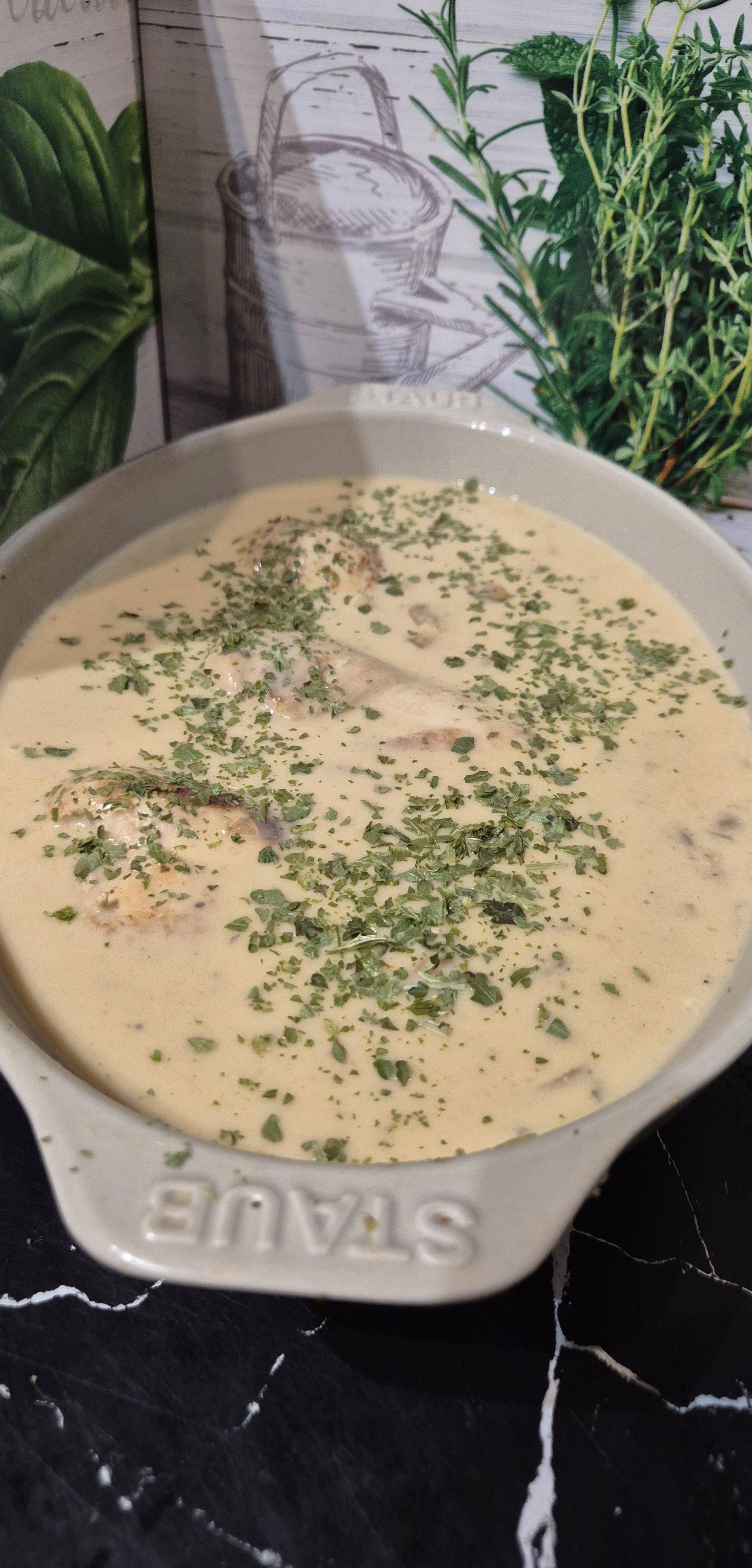 Suprêmes de poulet sauce champignons - Recette Cookeo Infinity Autostir | Moulinex