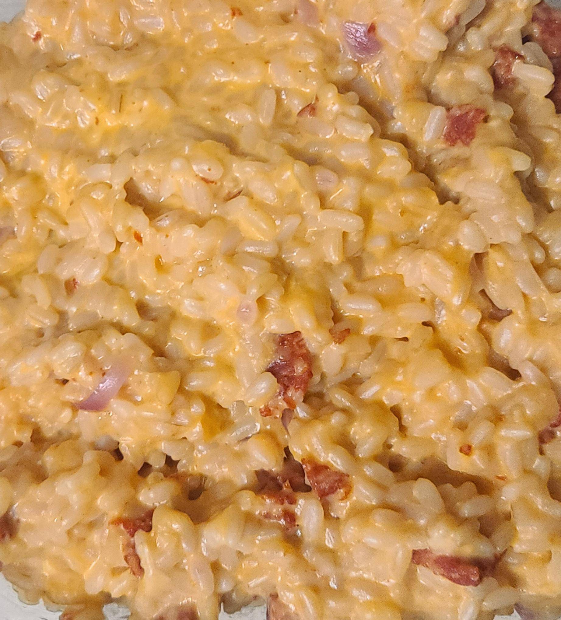 Risotto chorizo oignons rouges vin blanc - Recette Cookeo V3 | Moulinex