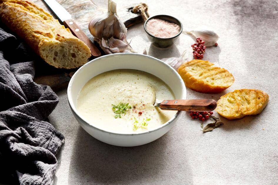 Soupe à l'ail - Recepten Perfectmix Cook | Moulinex