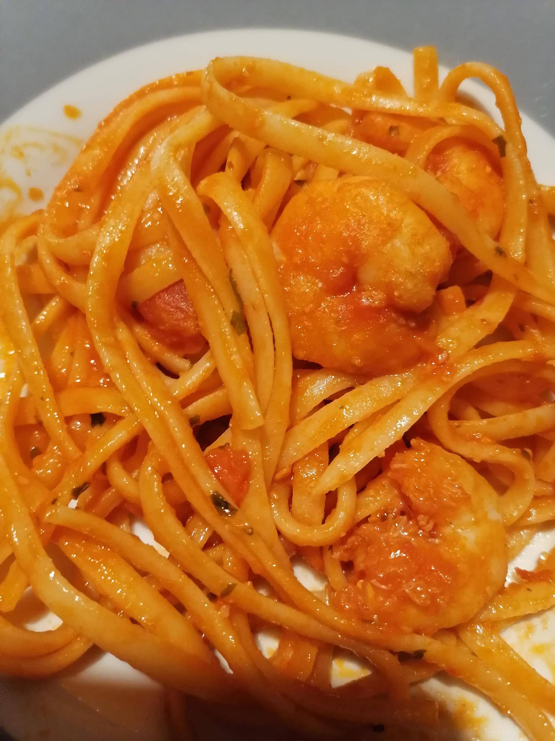 Linguine aux crevettes epicées - Recepten Cookeo V3 | Moulinex