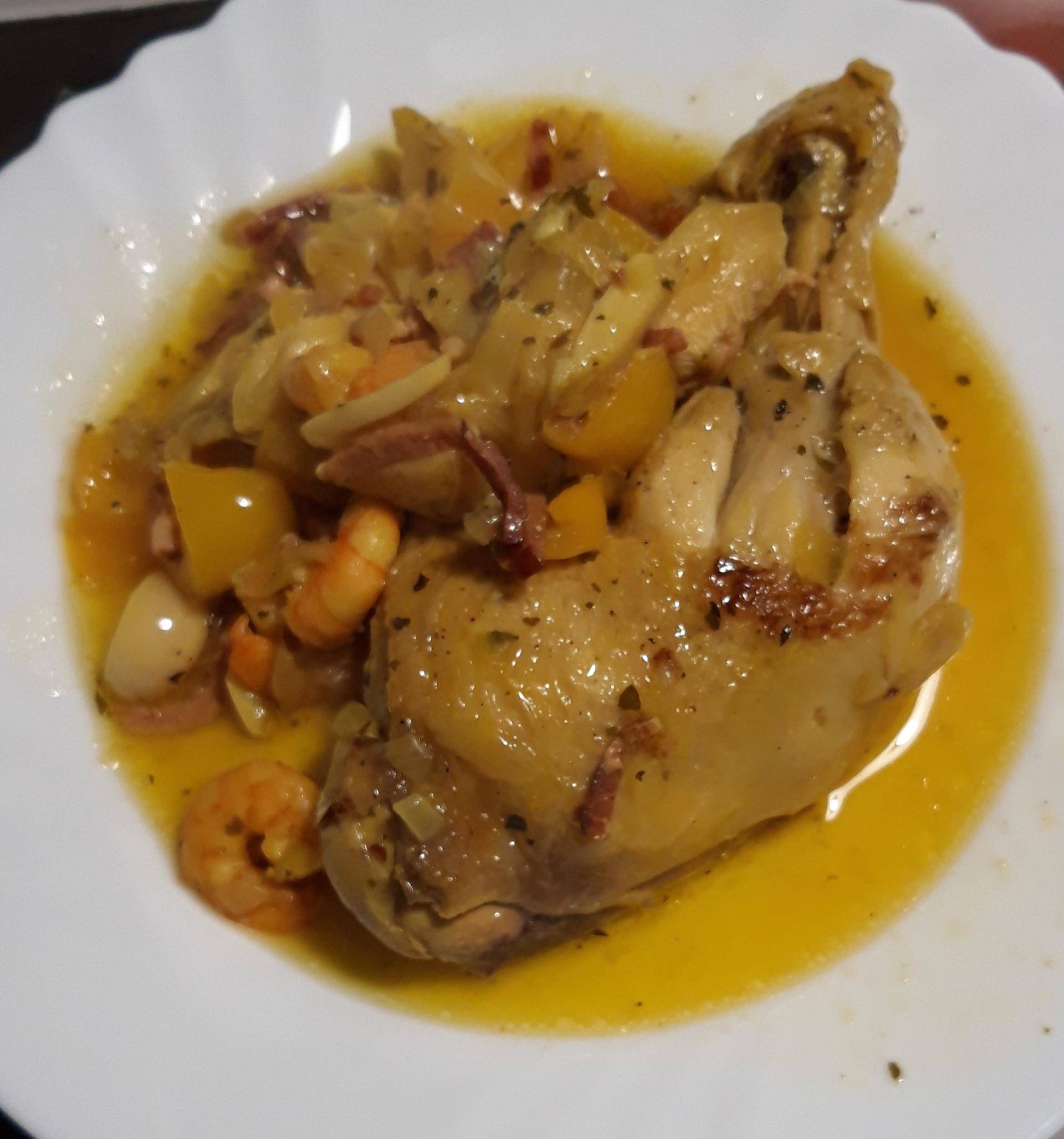 Poulet crevettes artichauts - Recepten Cookeo | Moulinex