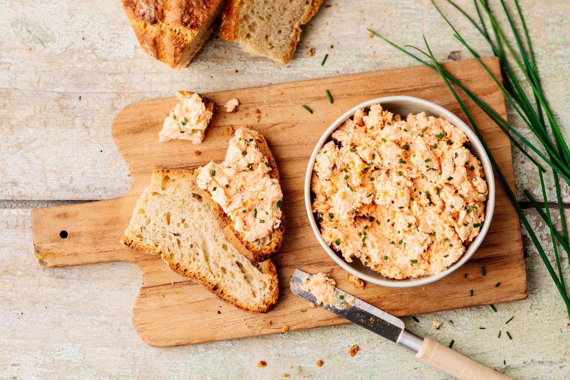 Rillettes de saumon au fromage frais et fines herbes - Recette Companion | Moulinex