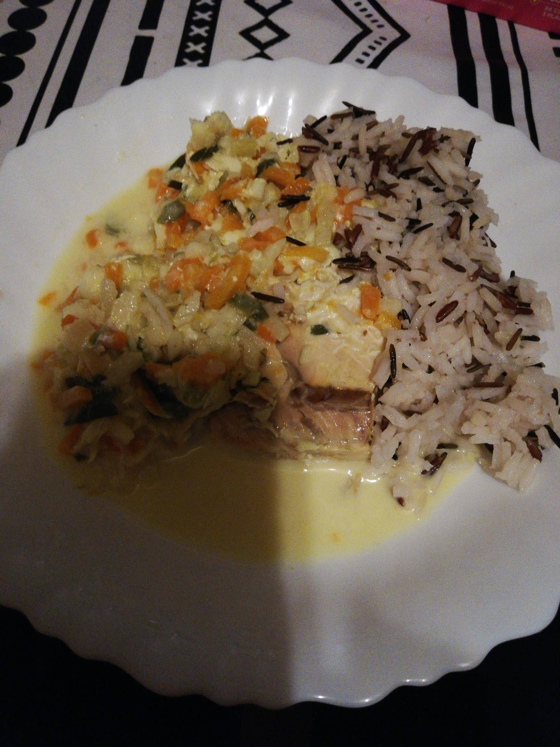 Poisson au curry et à la julienne de légumes - Recepten Cookeo | Moulinex