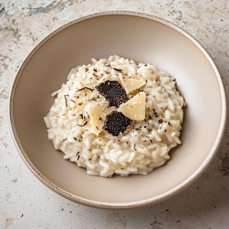 Risotto à la truffe et copeaux de pecorino - Recepten Cookeo Infinity Autostir | Moulinex
