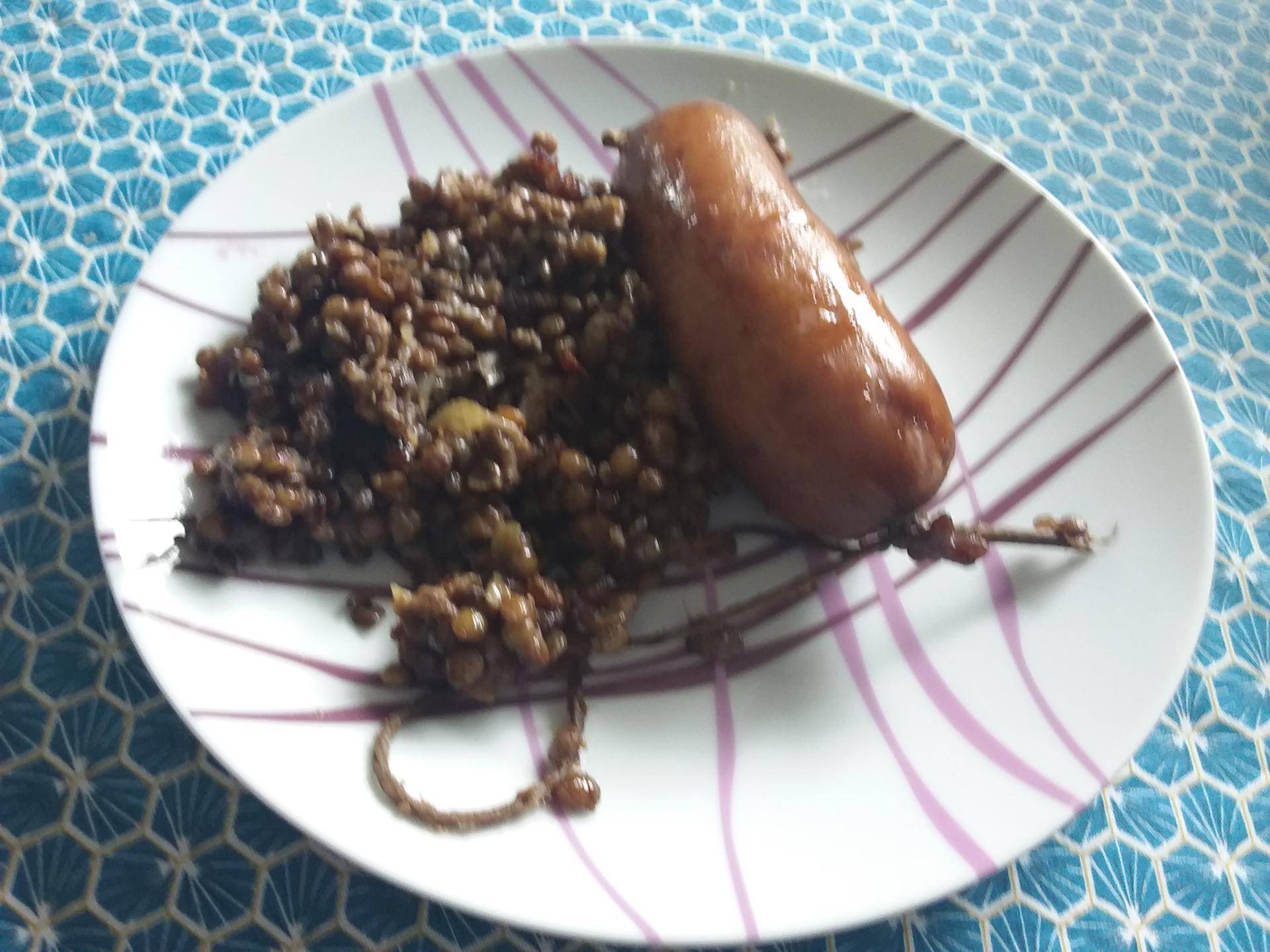 Lentilles aux saucisses de Morteau - Recepten Cookeo | Moulinex