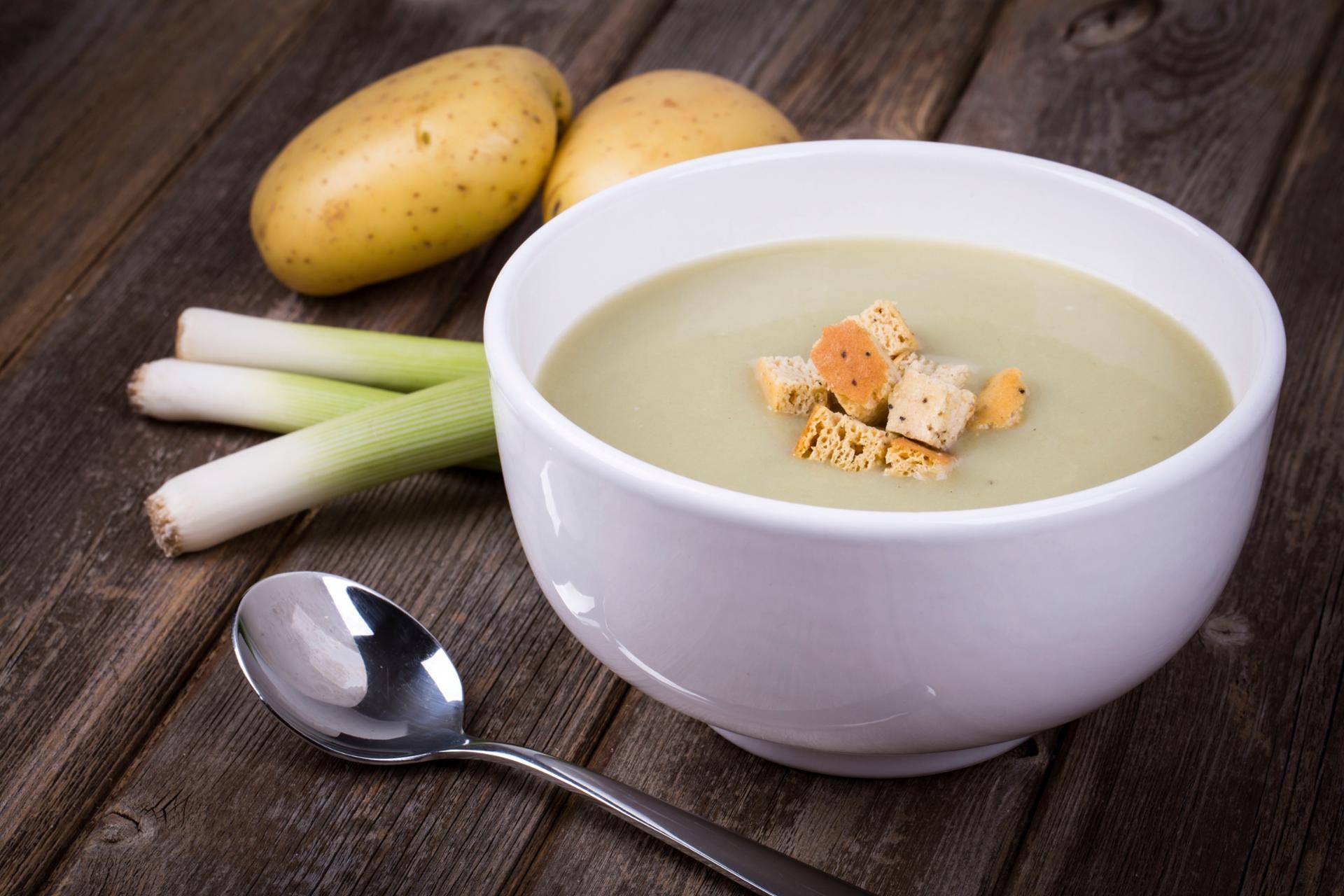 Soupe de pommes de terre et de poireaux - Recepten Companion Connect | Moulinex