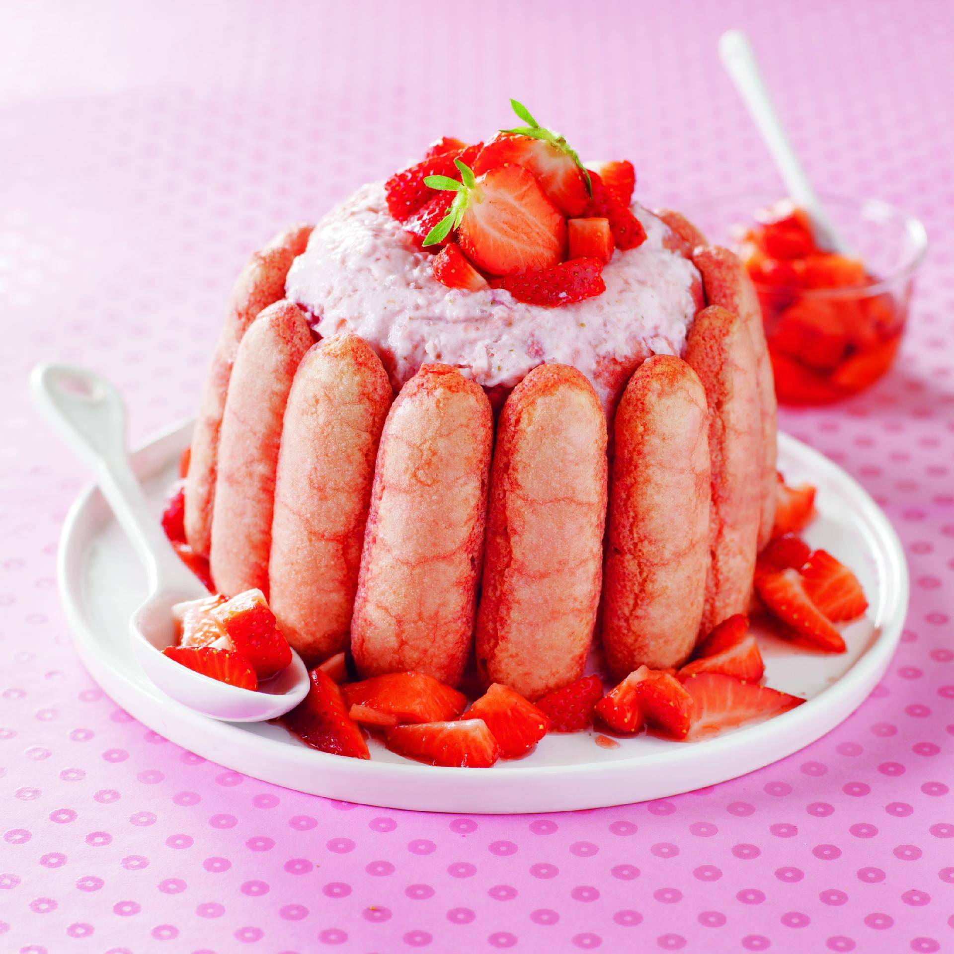 Charlotte aux fraises - Recette Companion | Moulinex