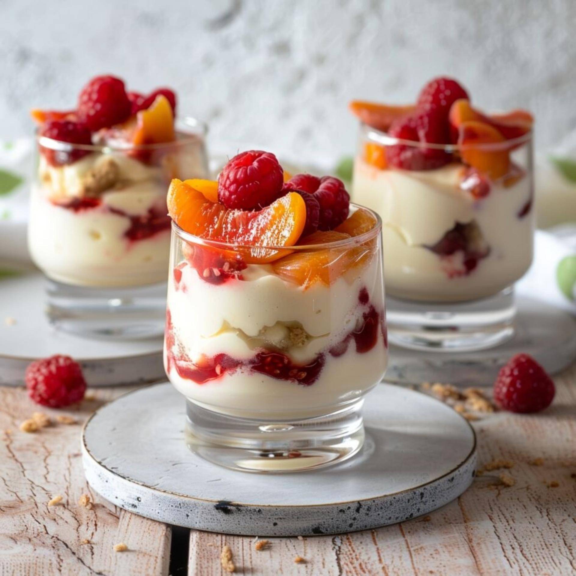 Tiramisu abricots-framboises - Recette Companion Connect | Moulinex