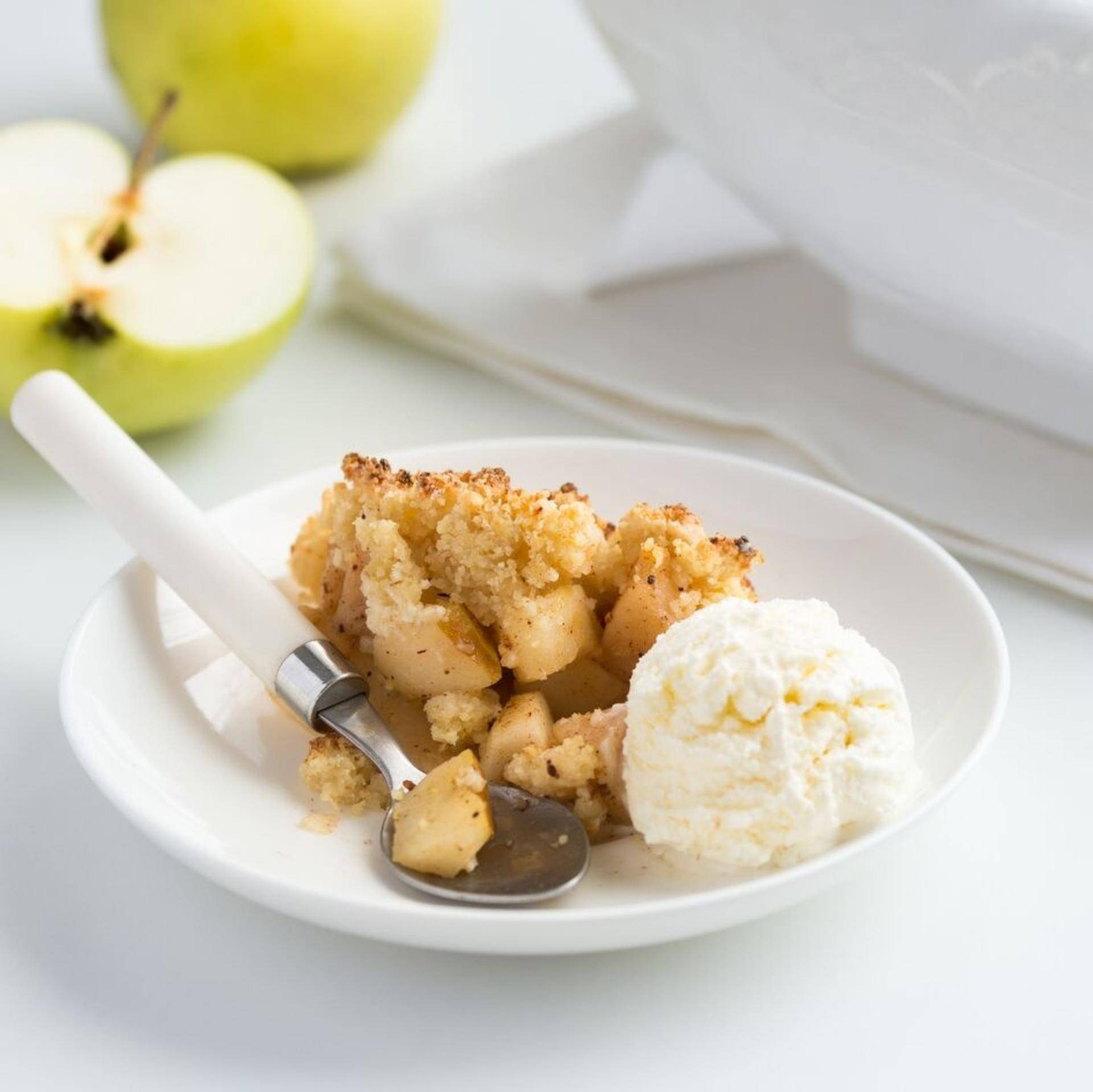 Crumble aux pommes fondantes - Recette Companion Connect | Moulinex